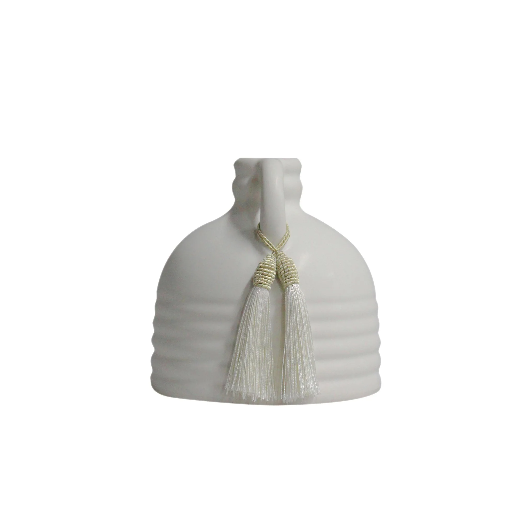 Adonis White Ceramic Vase - Image 3