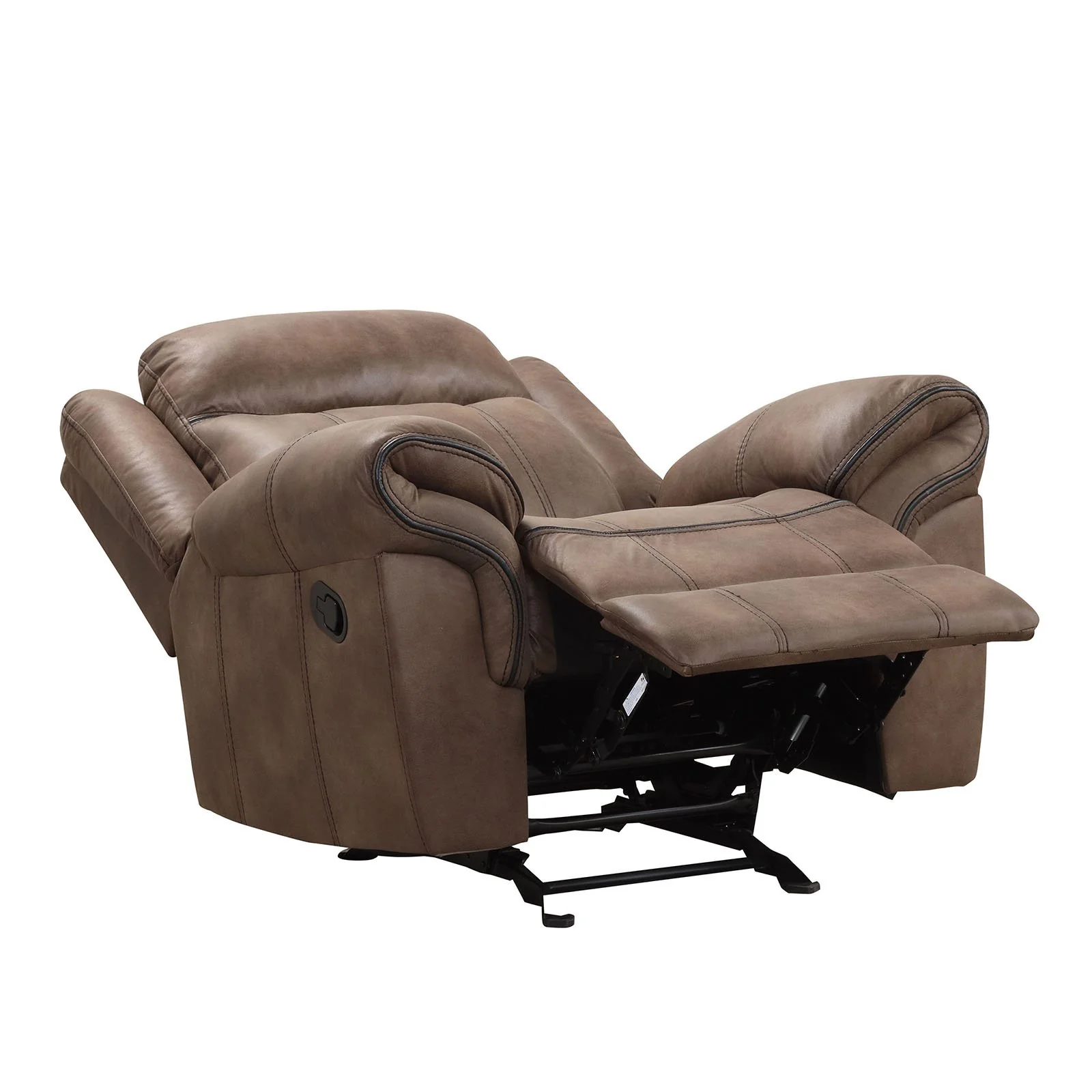 Agata Glider Recliner, Brown - Image 4