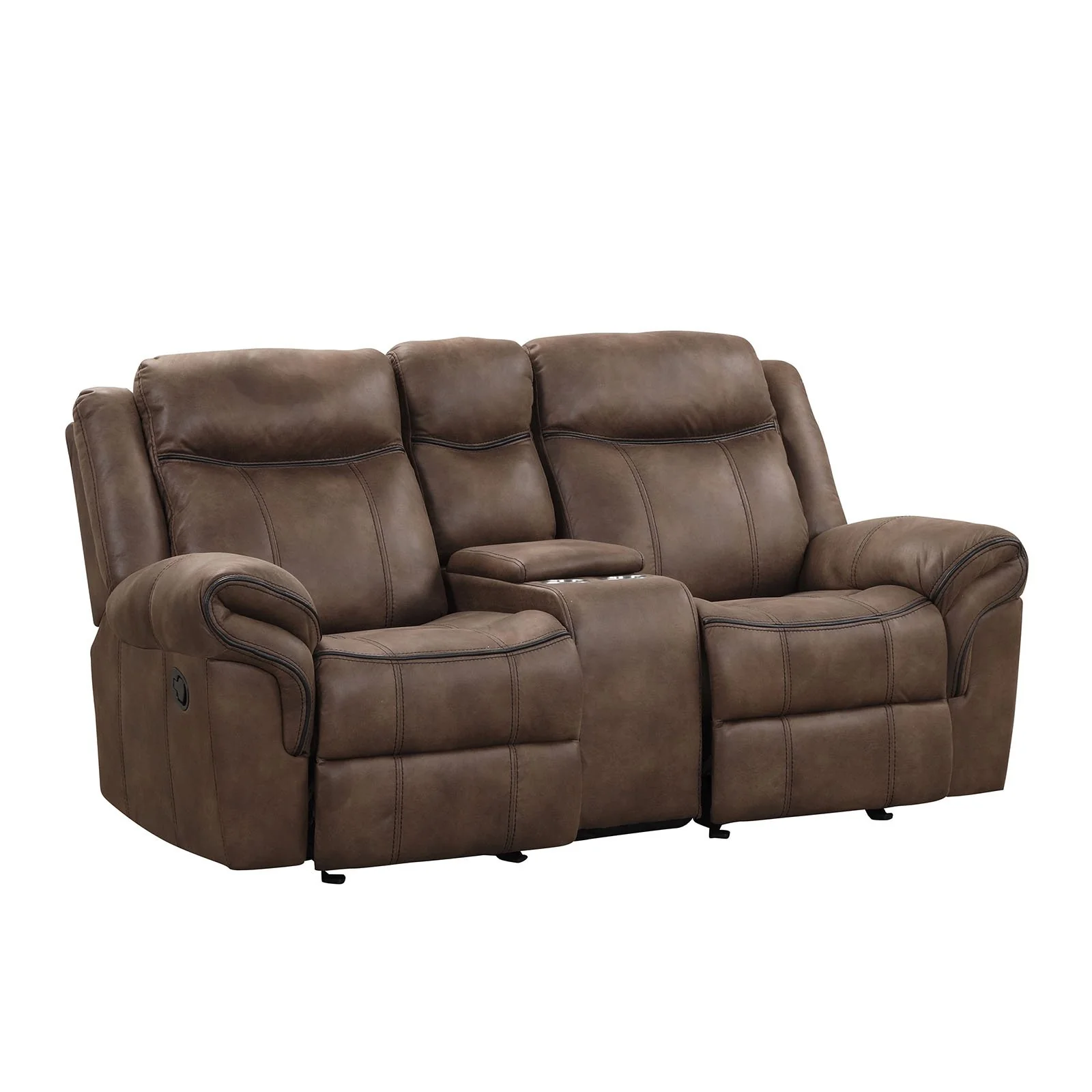 Agata Loveseat, Brown - Image 3