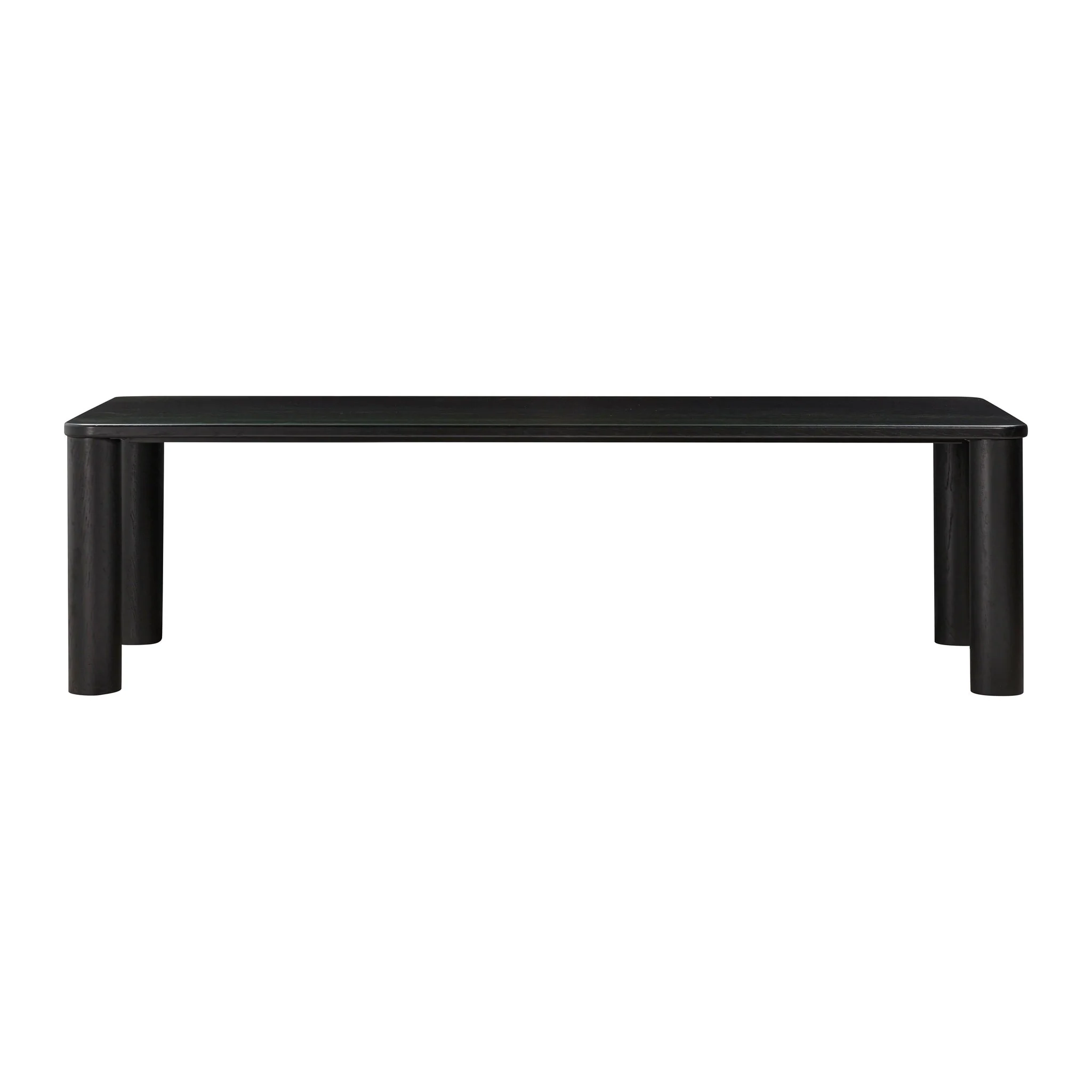 Akola Black Oak Rectangular Dining Table - Image 3