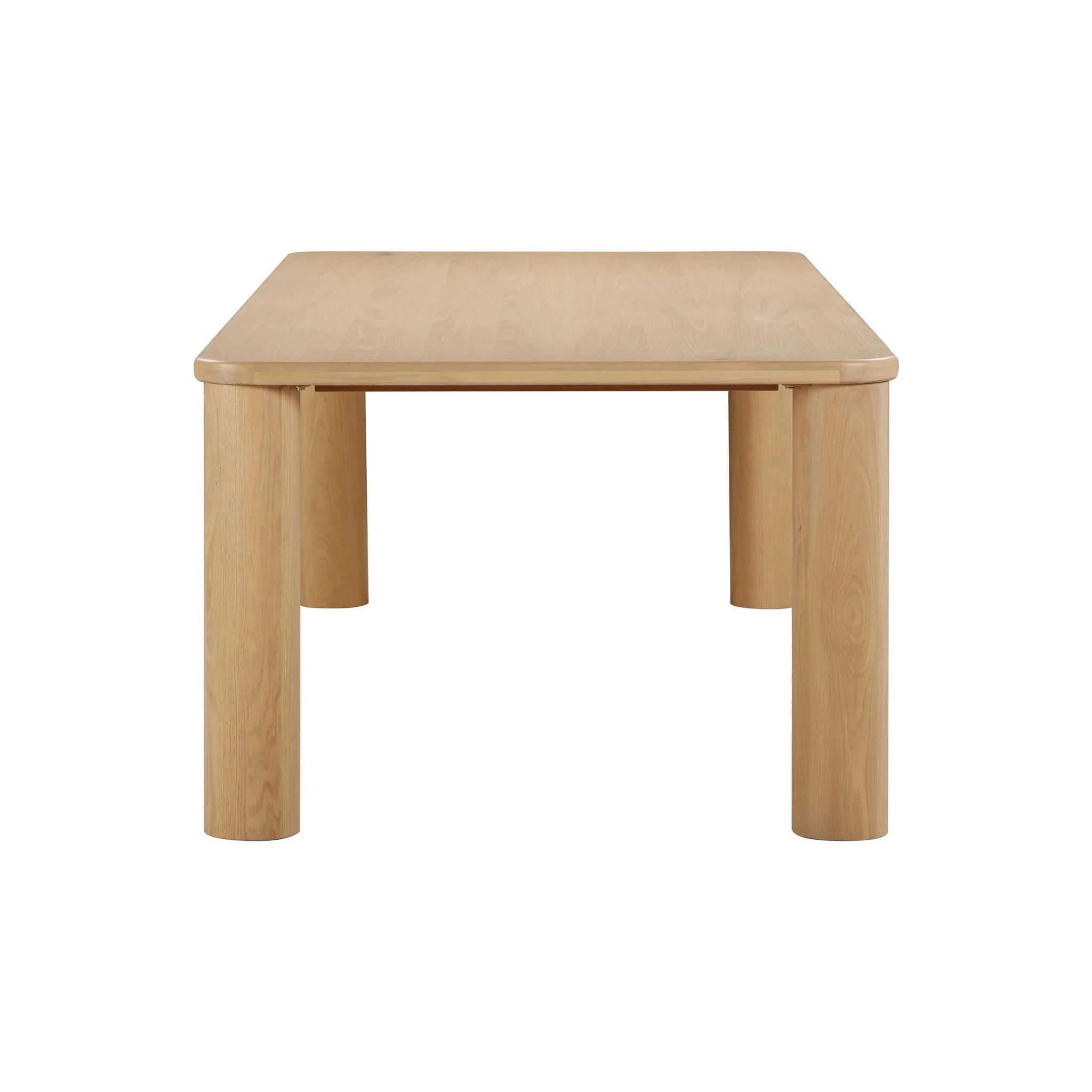 Akola Natural Oak Rectangular Dining Table - Image 4