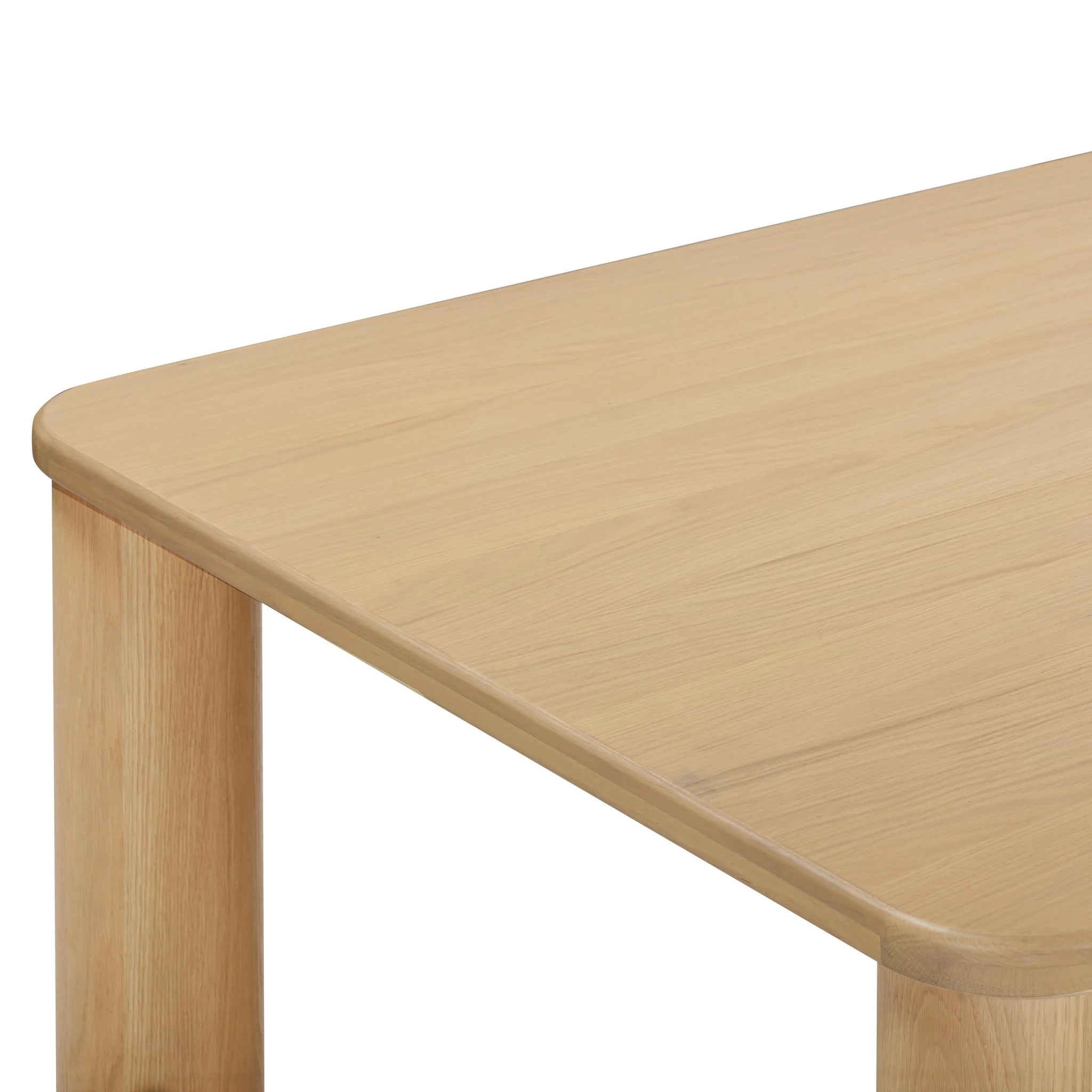 Akola Natural Oak Rectangular Dining Table - Image 6
