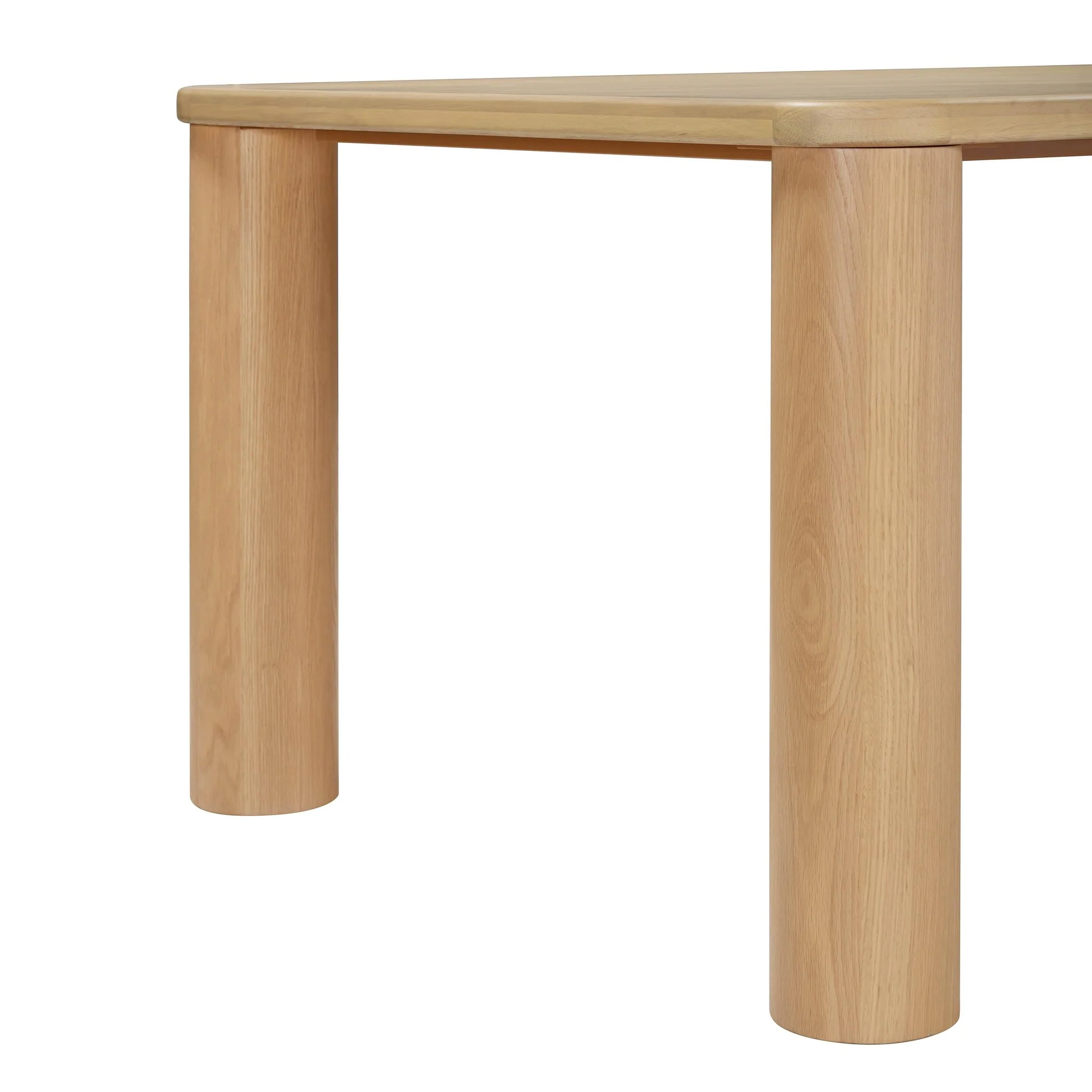 Akola Natural Oak Rectangular Dining Table - Image 7