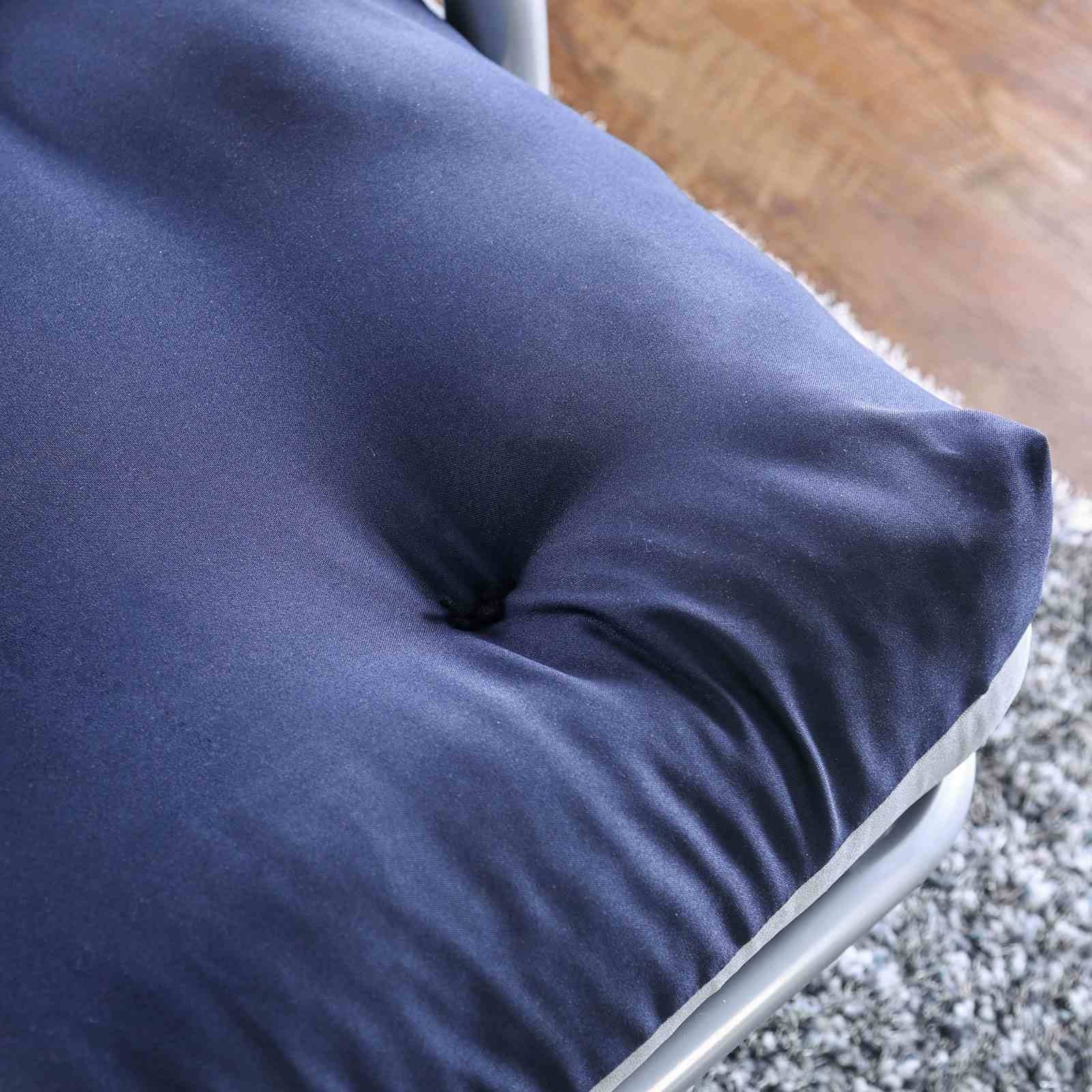Aksel Futon Mattress, Navy/Gray - Image 2