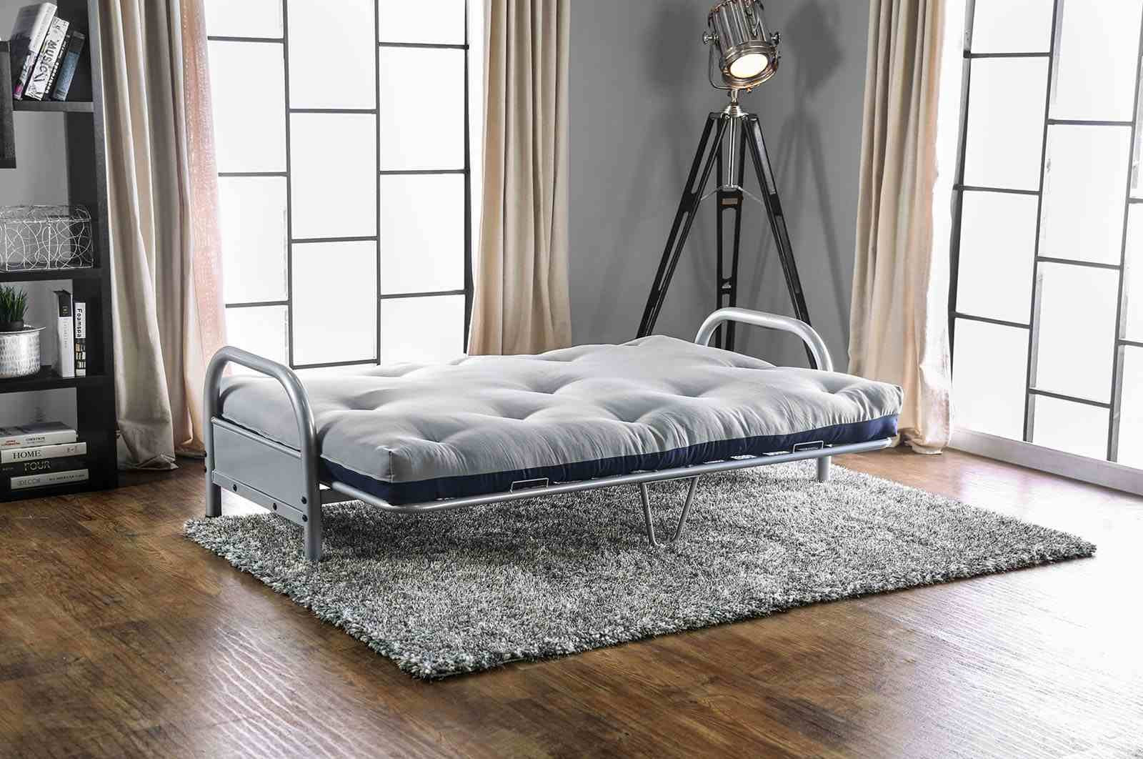 Aksel Futon Mattress, Navy/Gray - Image 4