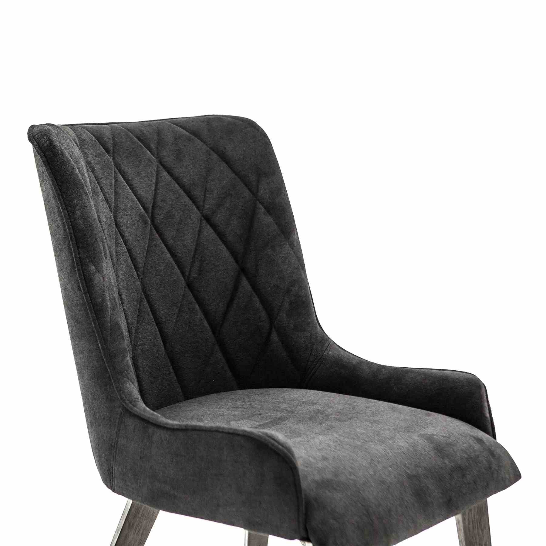 Alana Midnight Upholstered Dining Chair - Set of 2 - Image 3