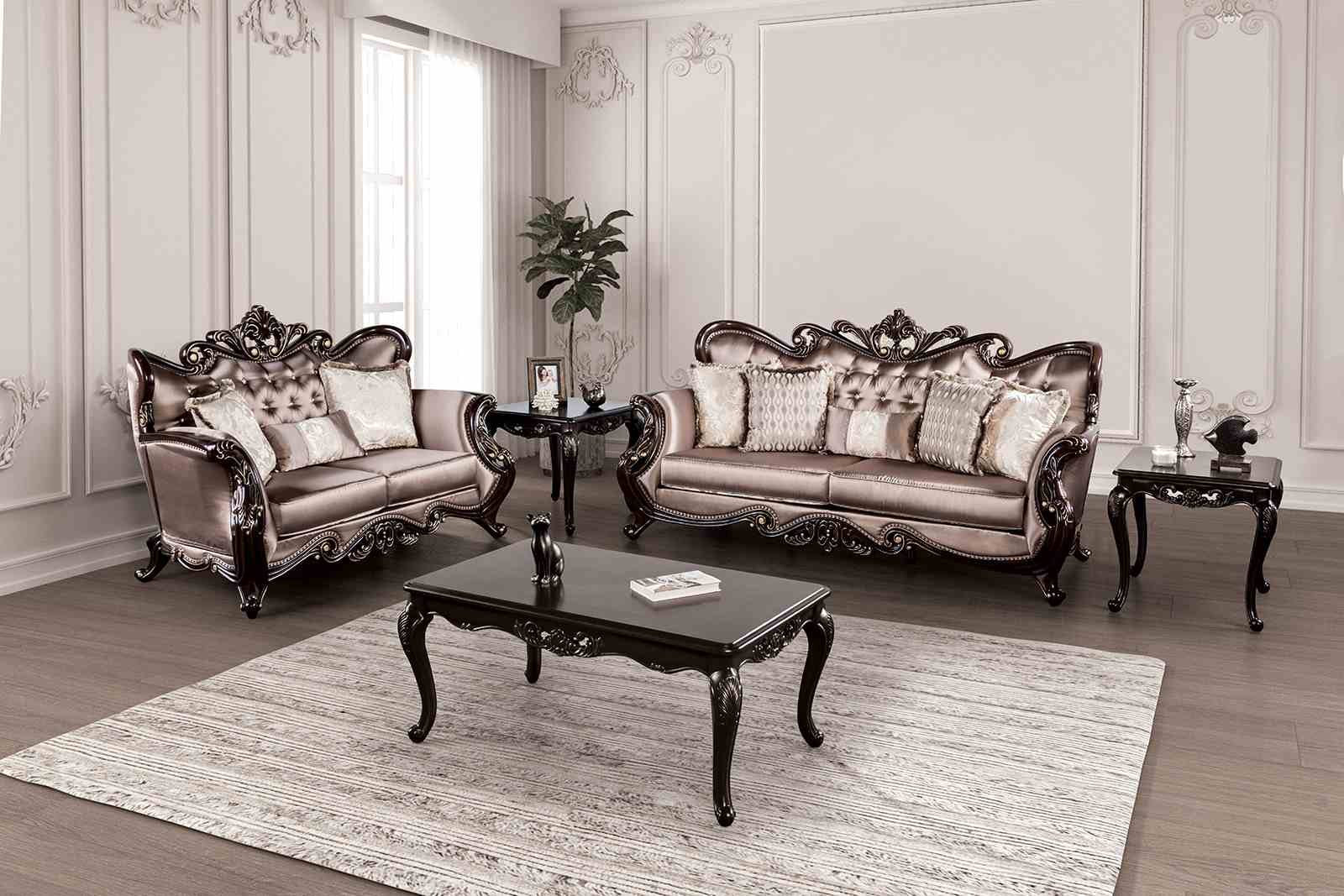 Albacete Chair, Dark Cherry/Brown - Image 2