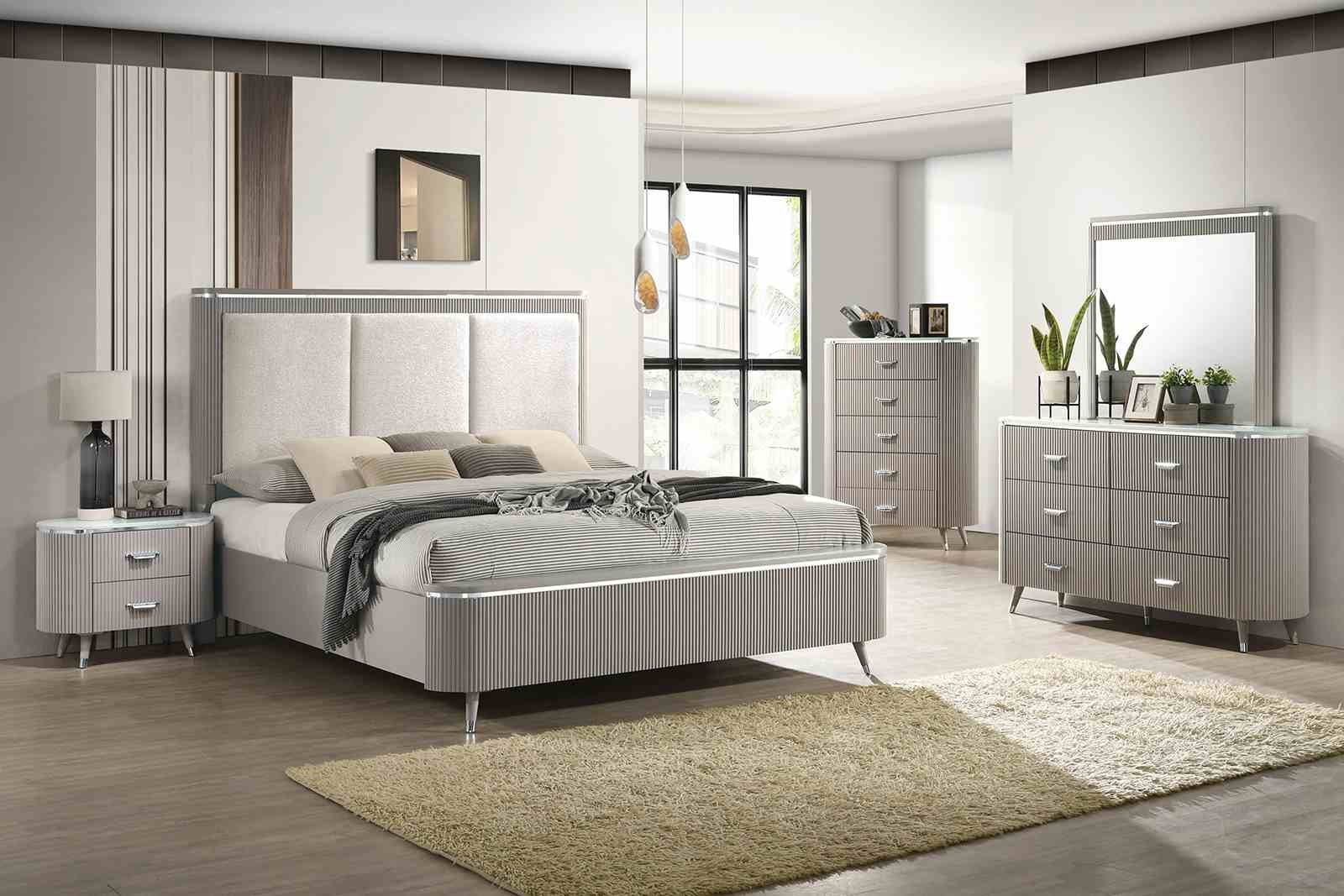 Aldridge Nightstand, Light Gray - Image 2