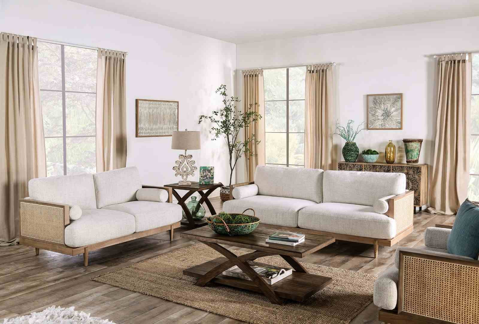 Alesund Chair, Beige/Light Oak - Image 2
