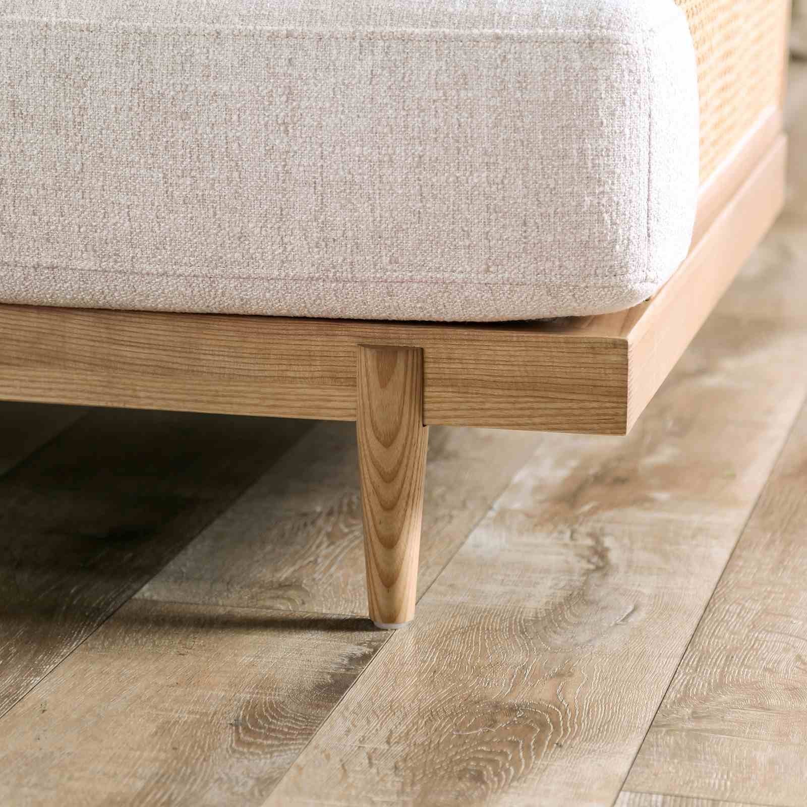 Alesund Sofa, Beige/Light Oak - Image 8