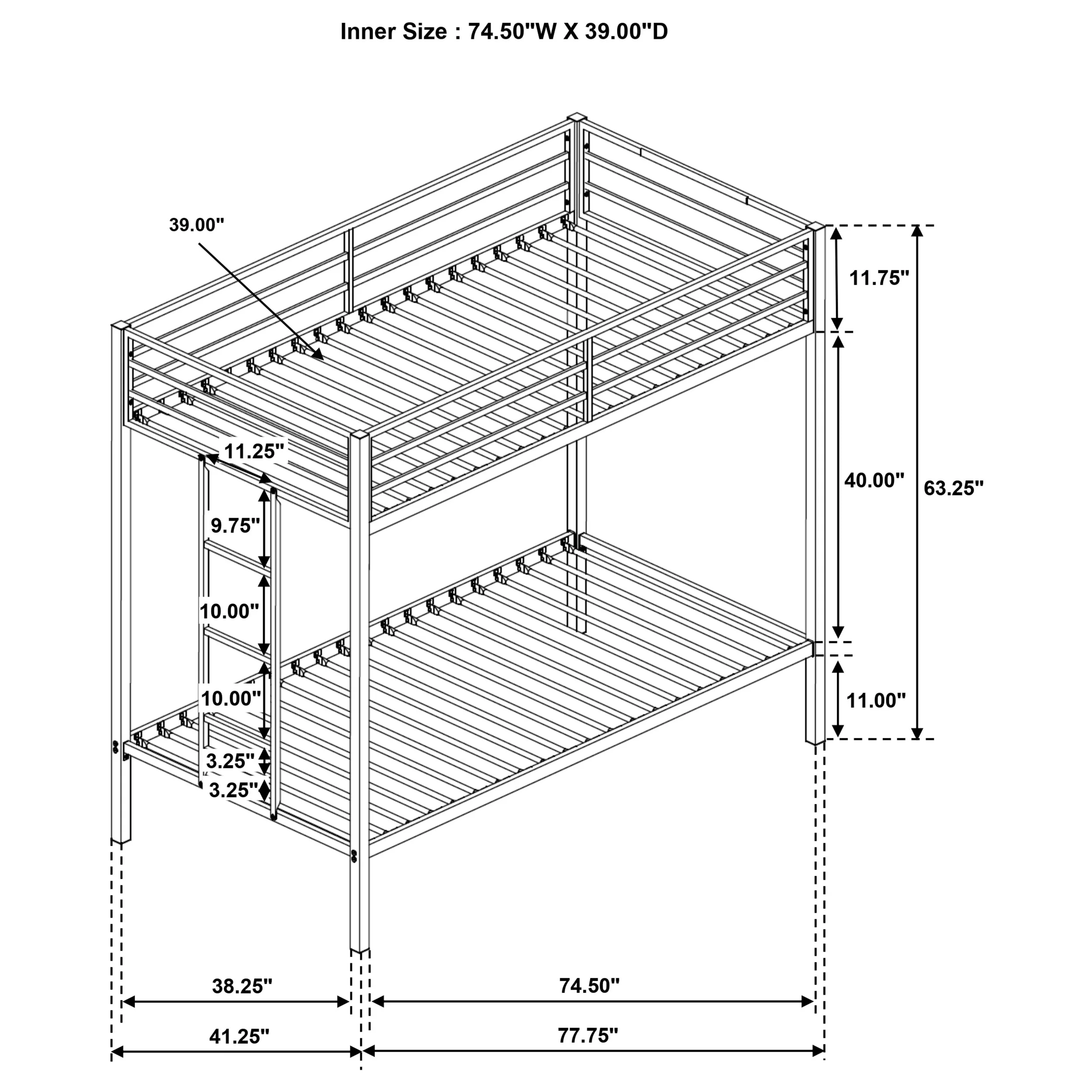 Alevera Bunk Bed - Image 7
