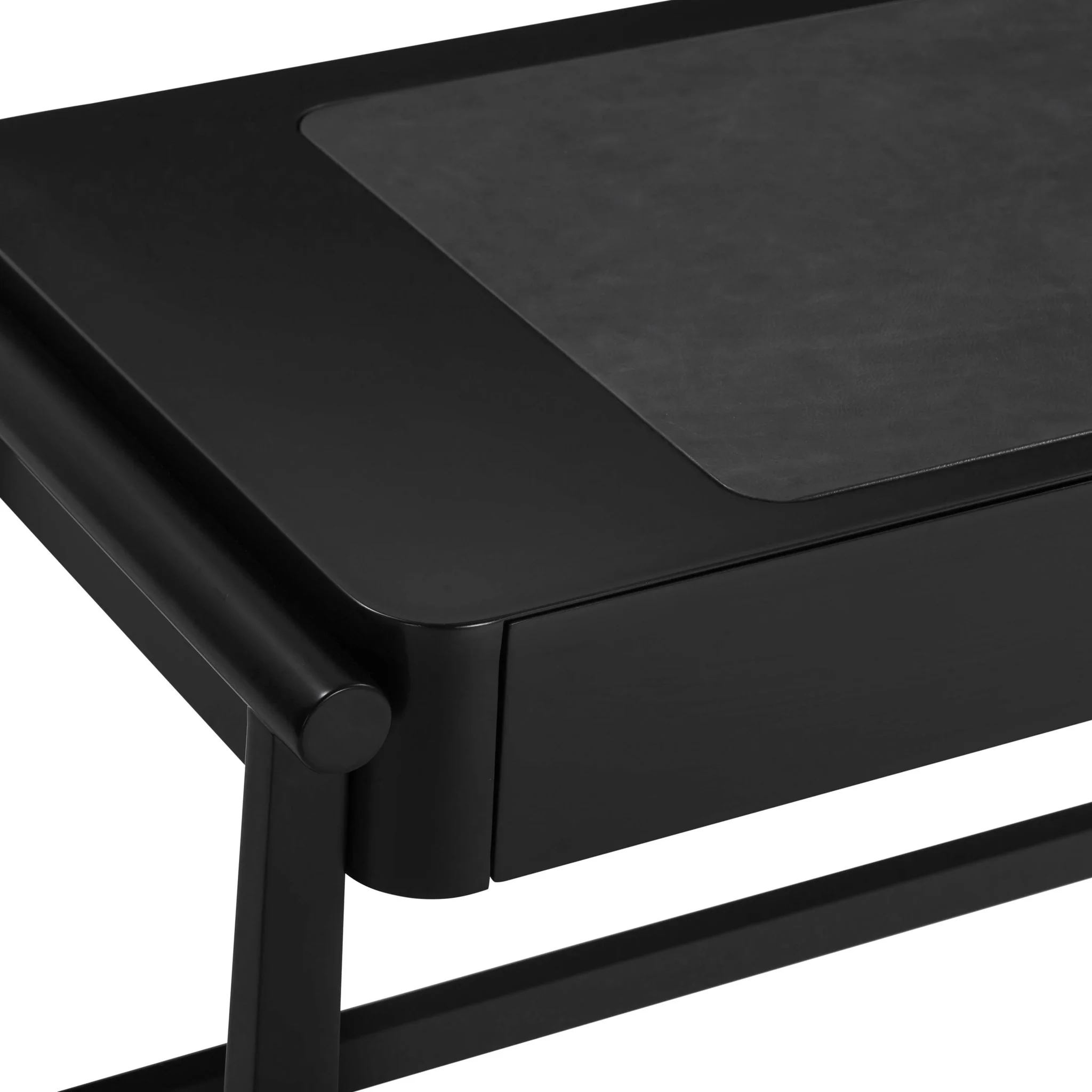 Alfalfa Black 2 Drawer Desk - Image 8