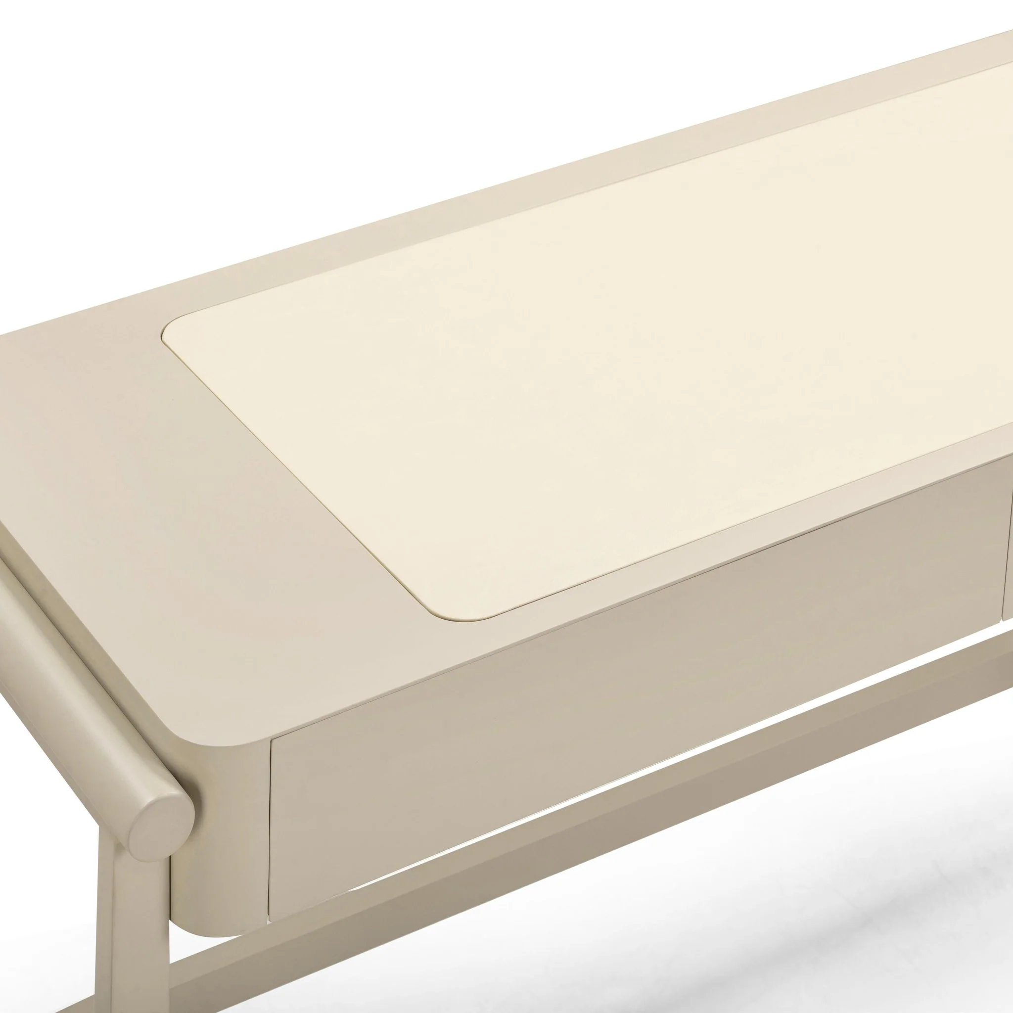 Alfalfa Taupe 2 Drawer Desk - Image 7