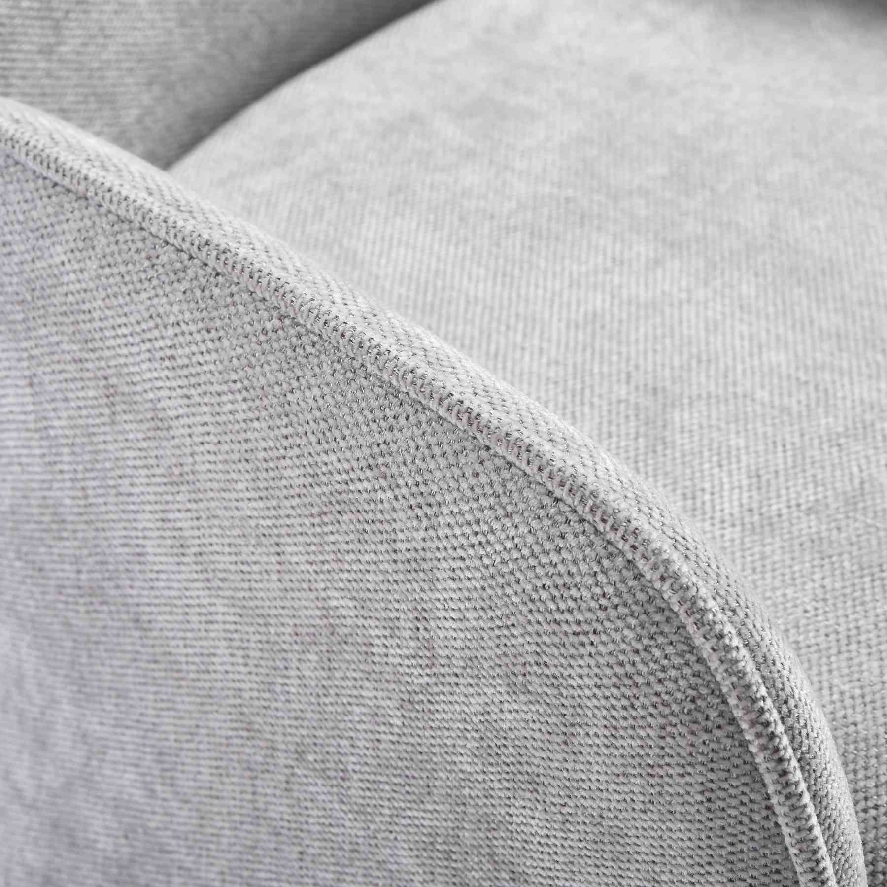 Alicia Modern Curved Back Gray Upholstered Dining Chair - Image 8