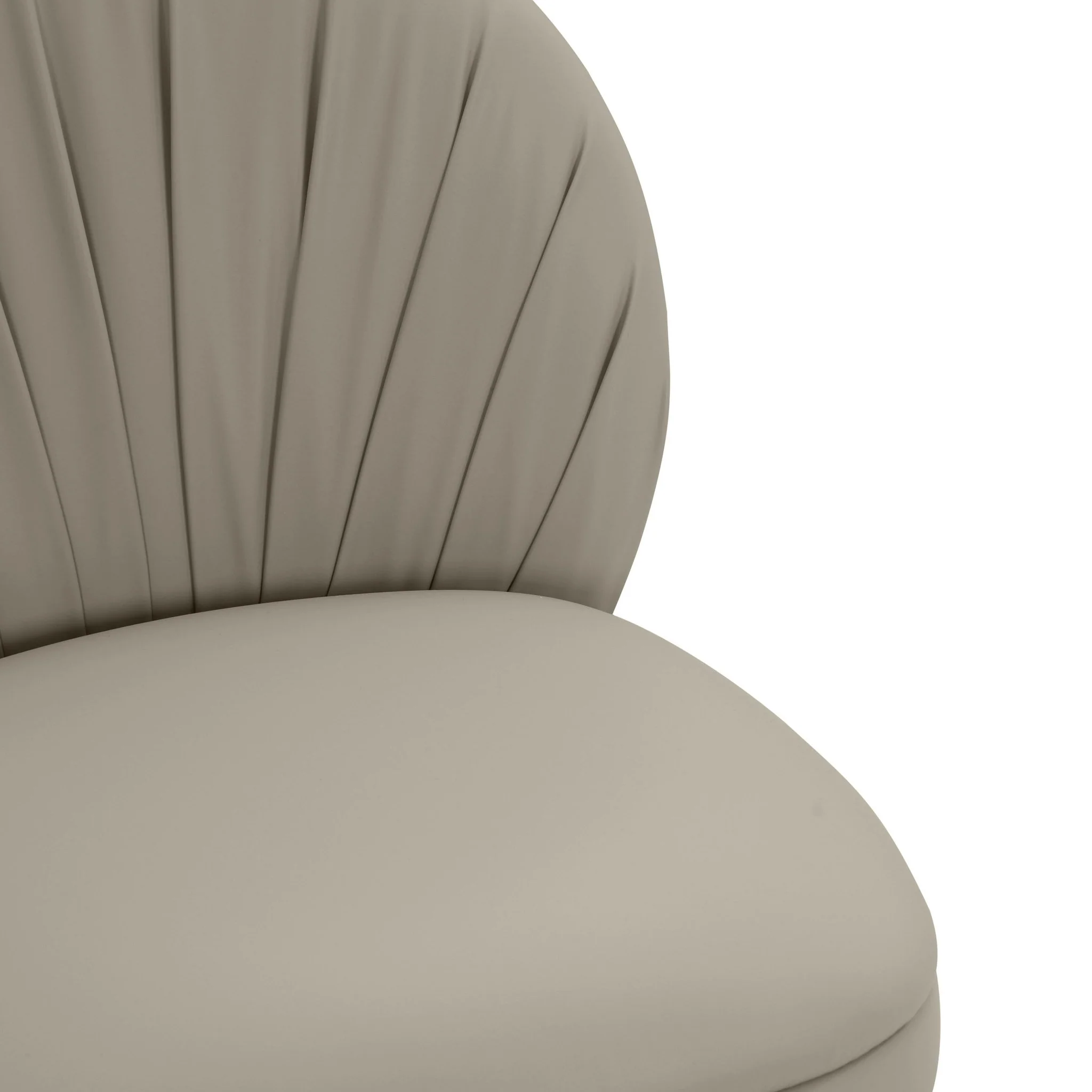 Aliyah Grey Performance Vegan Leather Dining Chair - Image 4