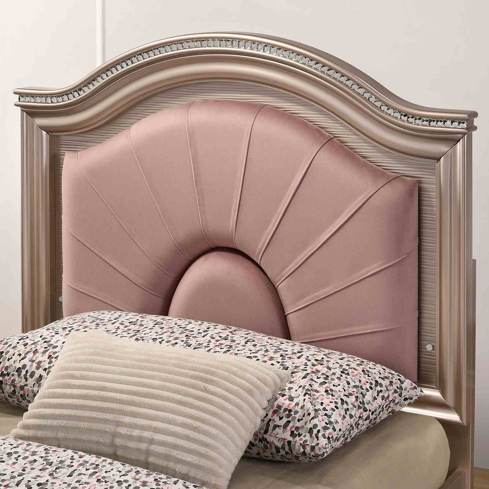 Allie Full Bed, Rose Gold - Image 3
