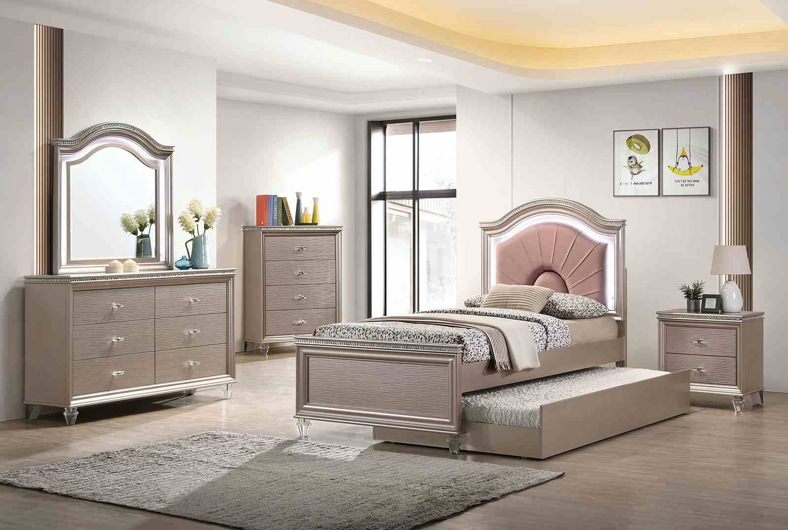 Allie Mirror, Rose Gold - Image 2