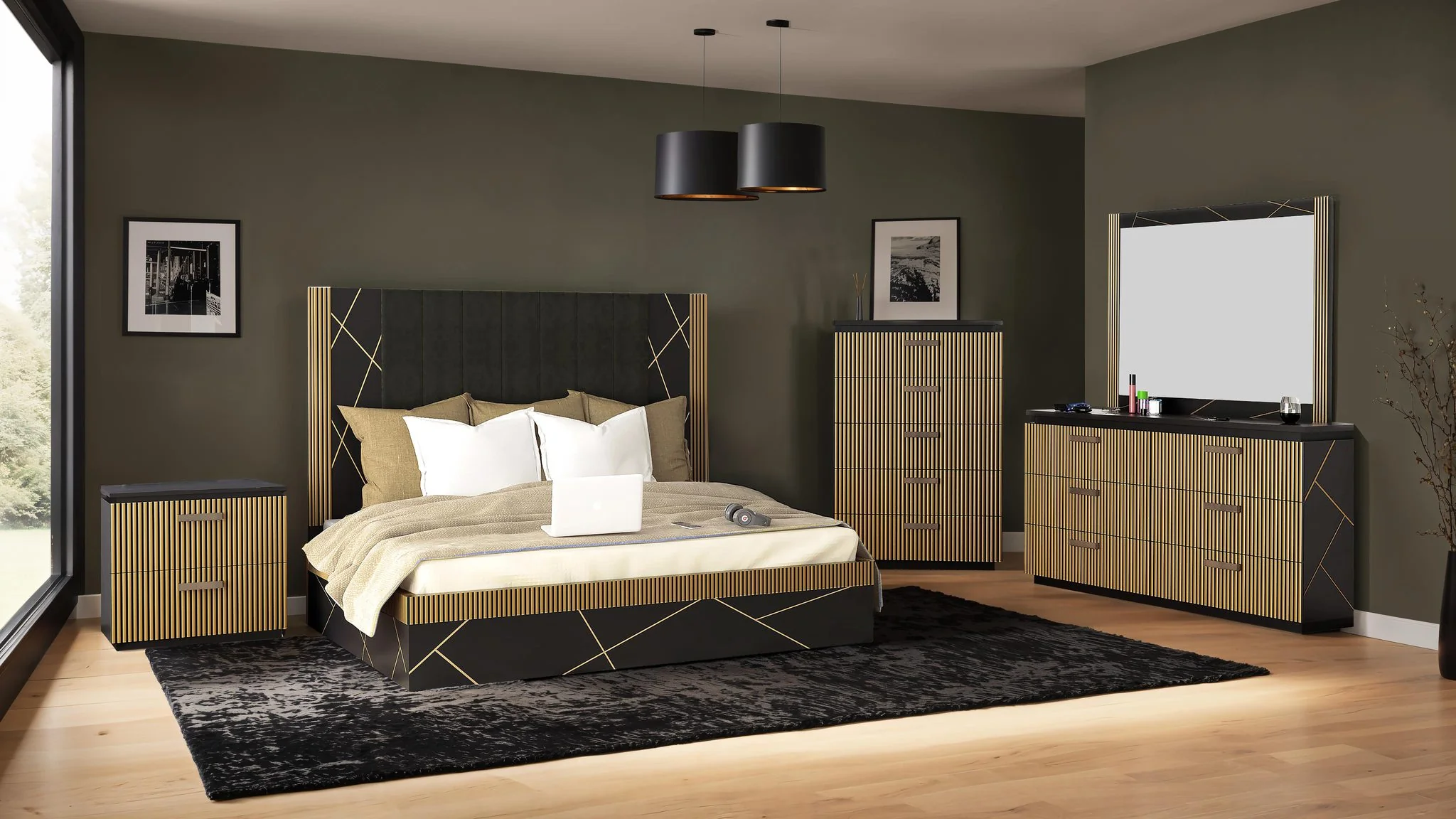 Allure Queen 5 Pc Bedroom Set - Image 26