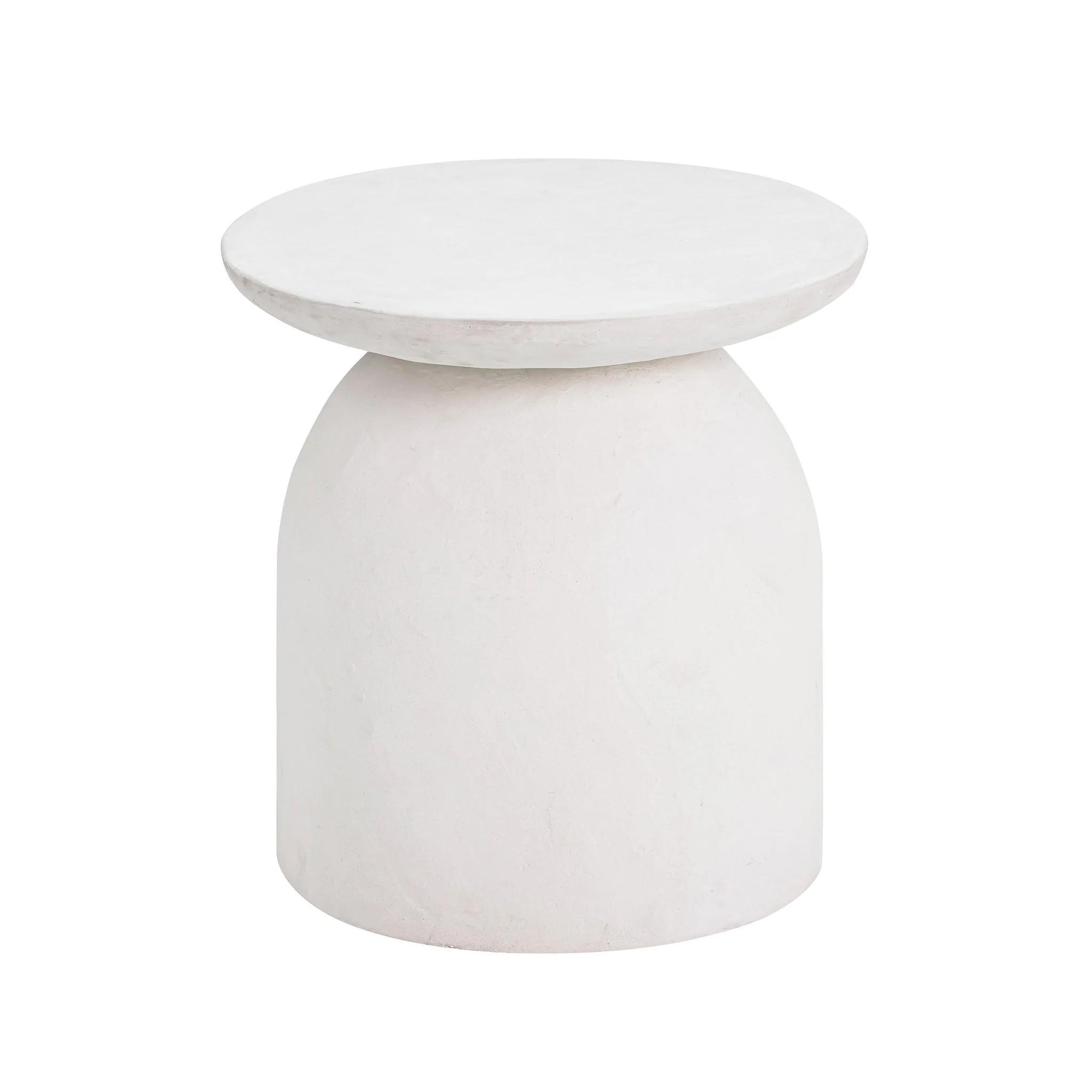 Aloe White Concrete Side Table - Image 3