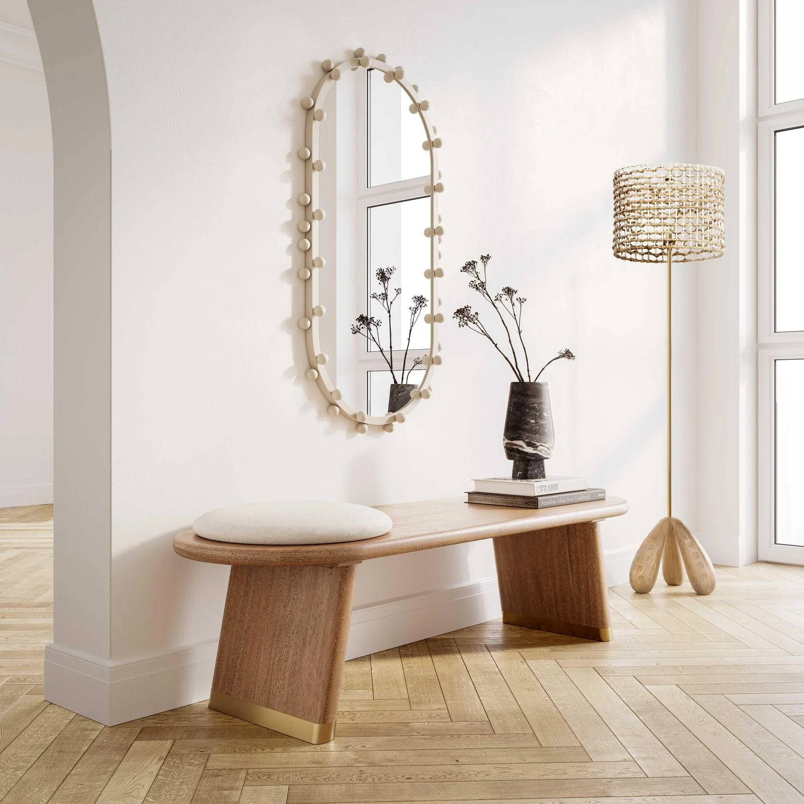 Alondra Wooden Floor Lamp - Image 2