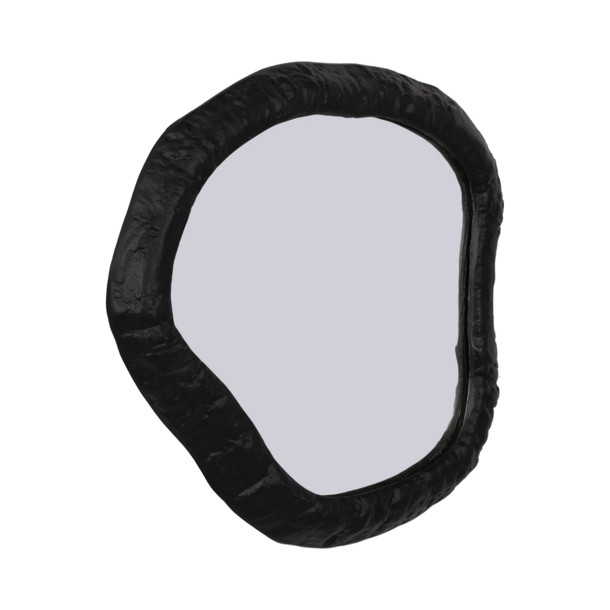 Alum,14",hammered Outlined Mirror,matte Black - Image 2