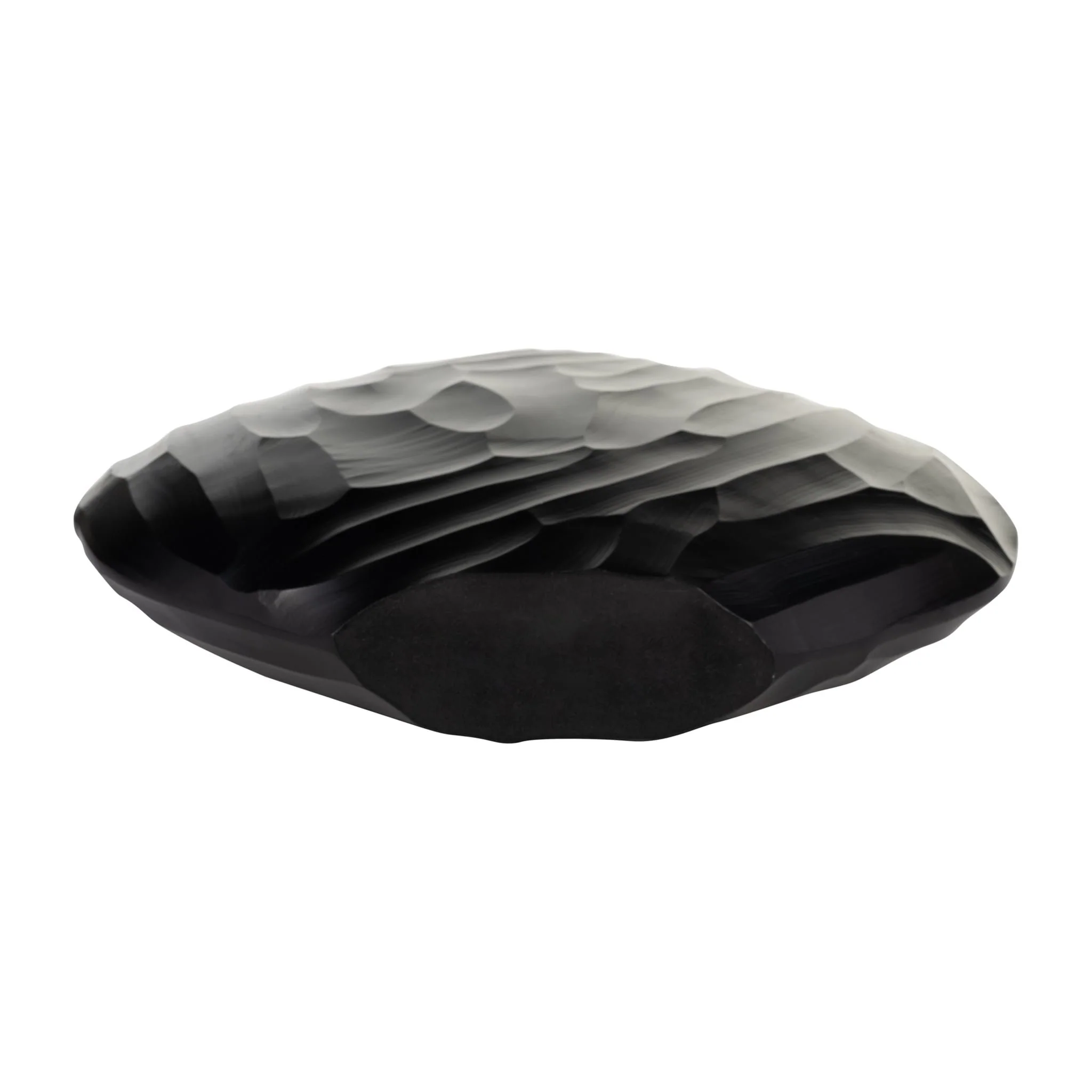 Aluminum 14"h Hammered Vase, Matte Black - Image 7