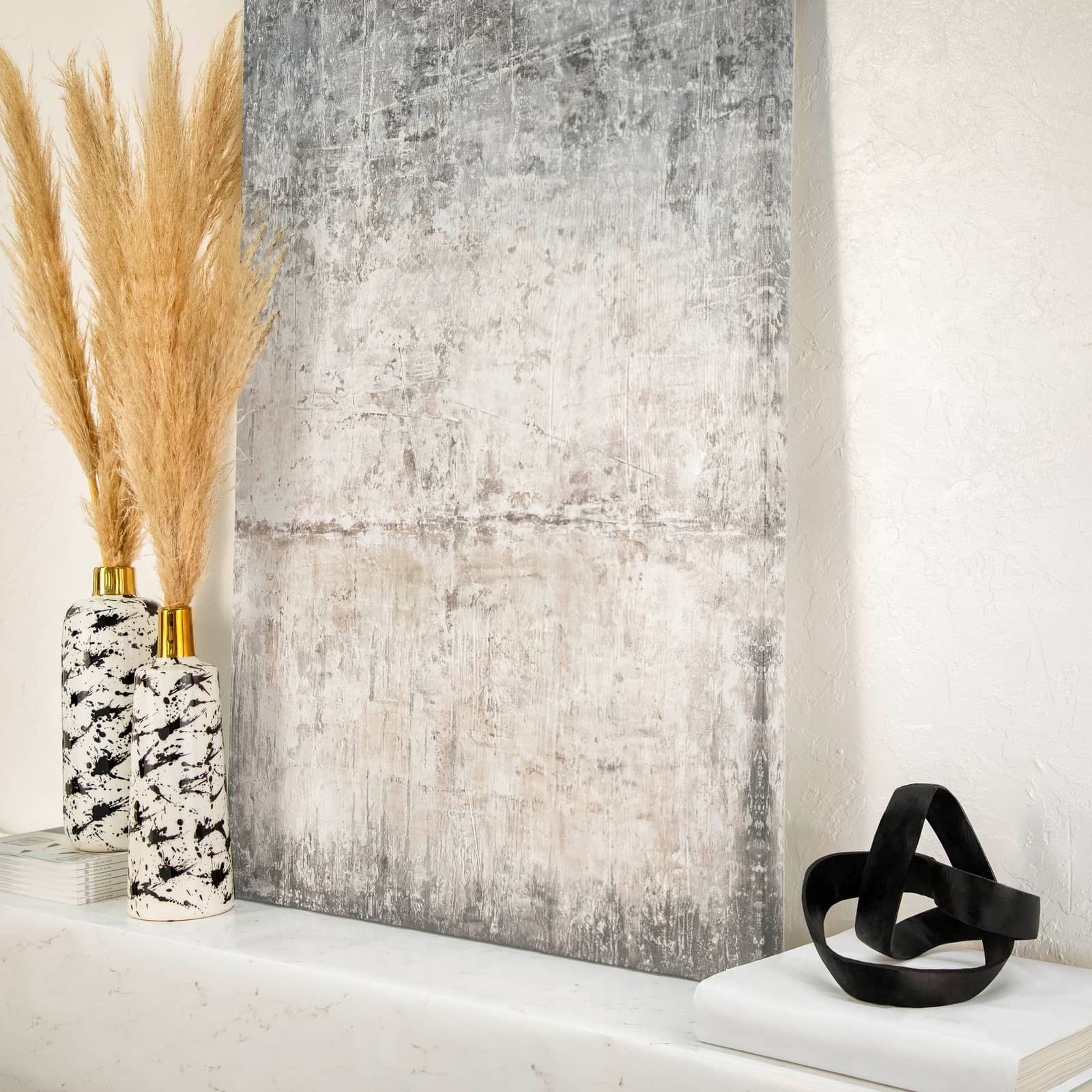 Aluminum Knot Sculpture, 7", Black - Image 10