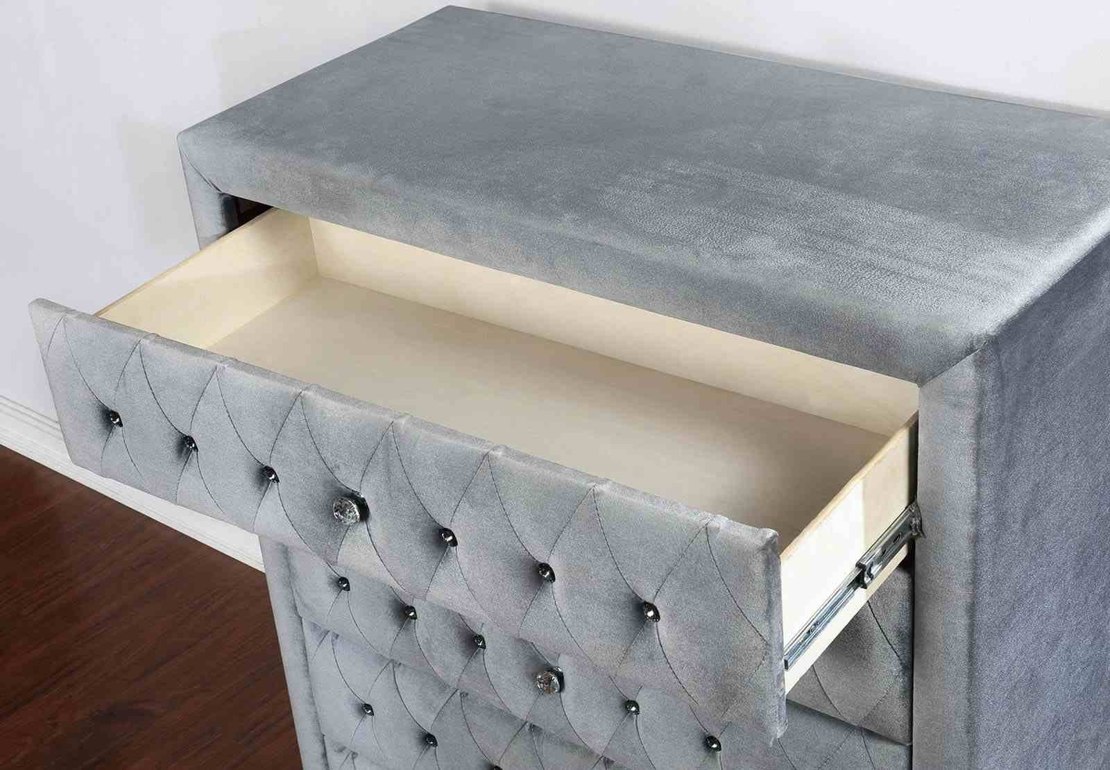Alzir Nightstand, Gray - Image 3