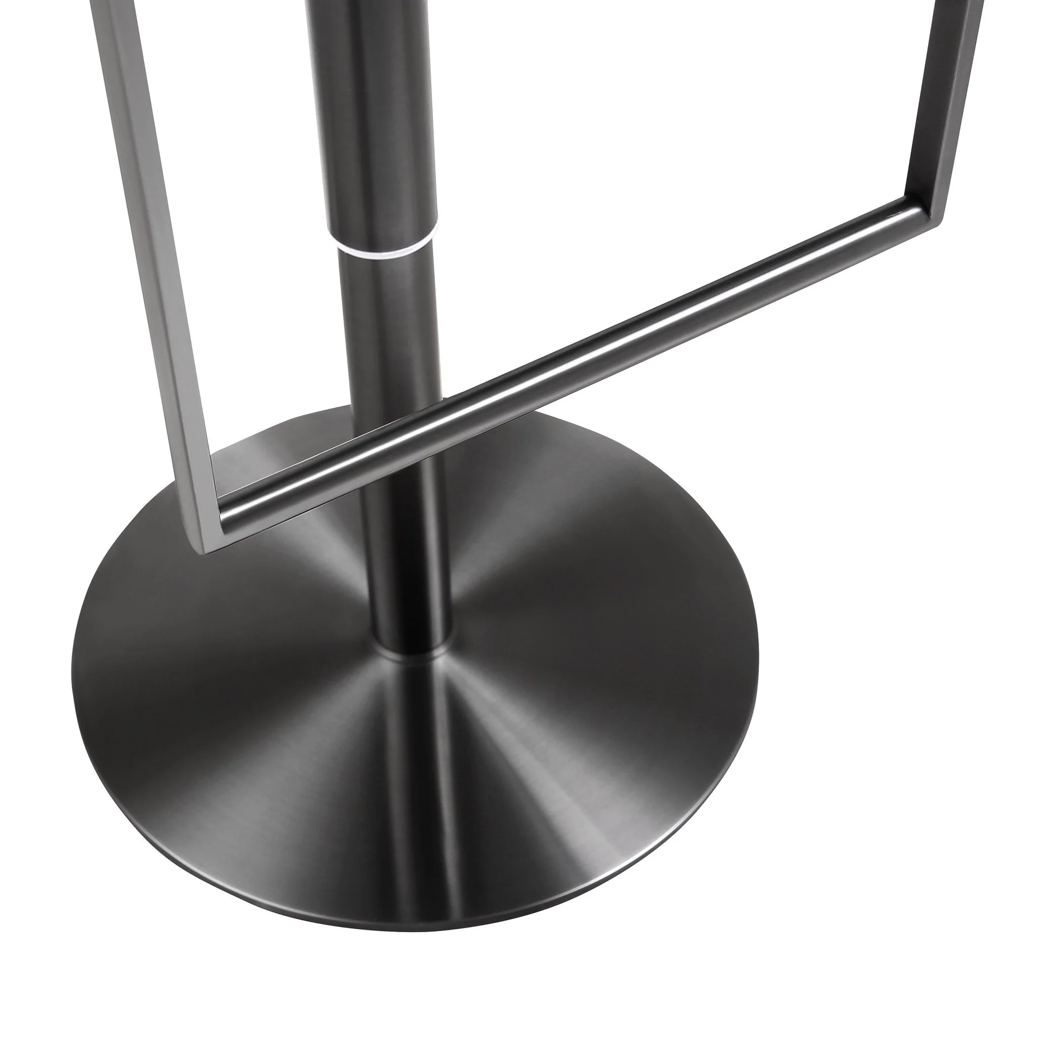 Amalfi Black Performance Vegan Leather on Black Stool - Image 7
