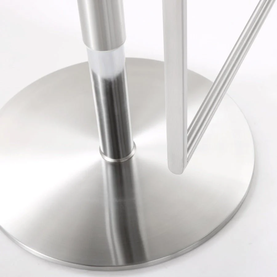 Amalfi Grey Performance Vegan Leather Adjustable Stool - Image 7