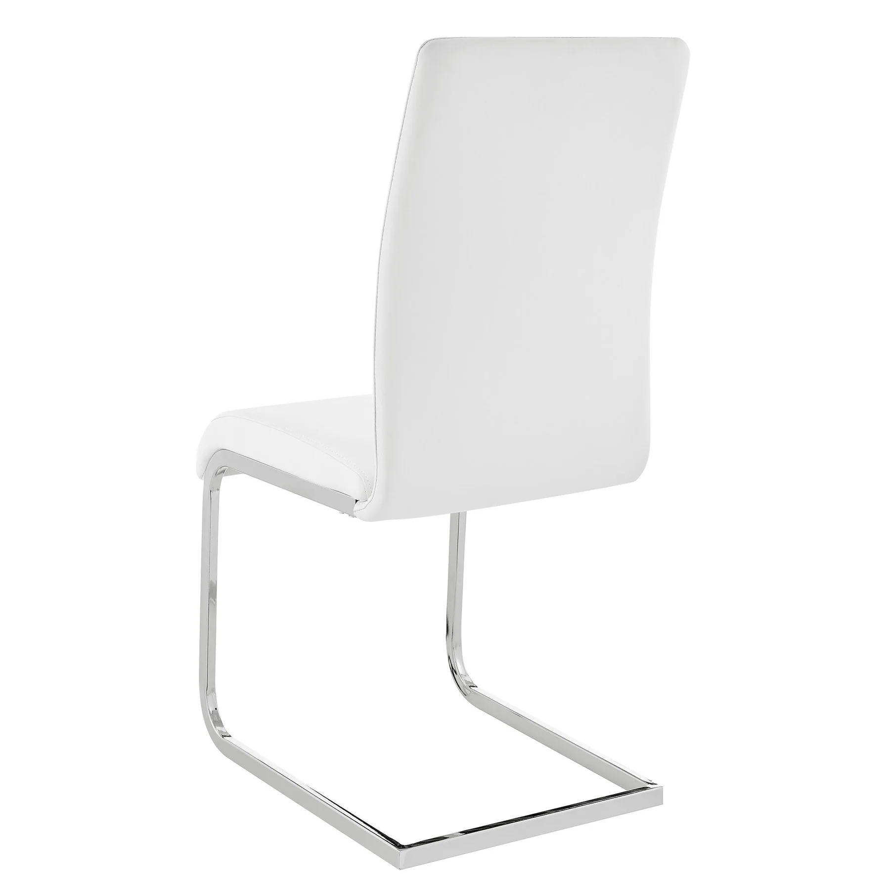 Amanda 5 Piece White Rectangular Dining Set - Image 3