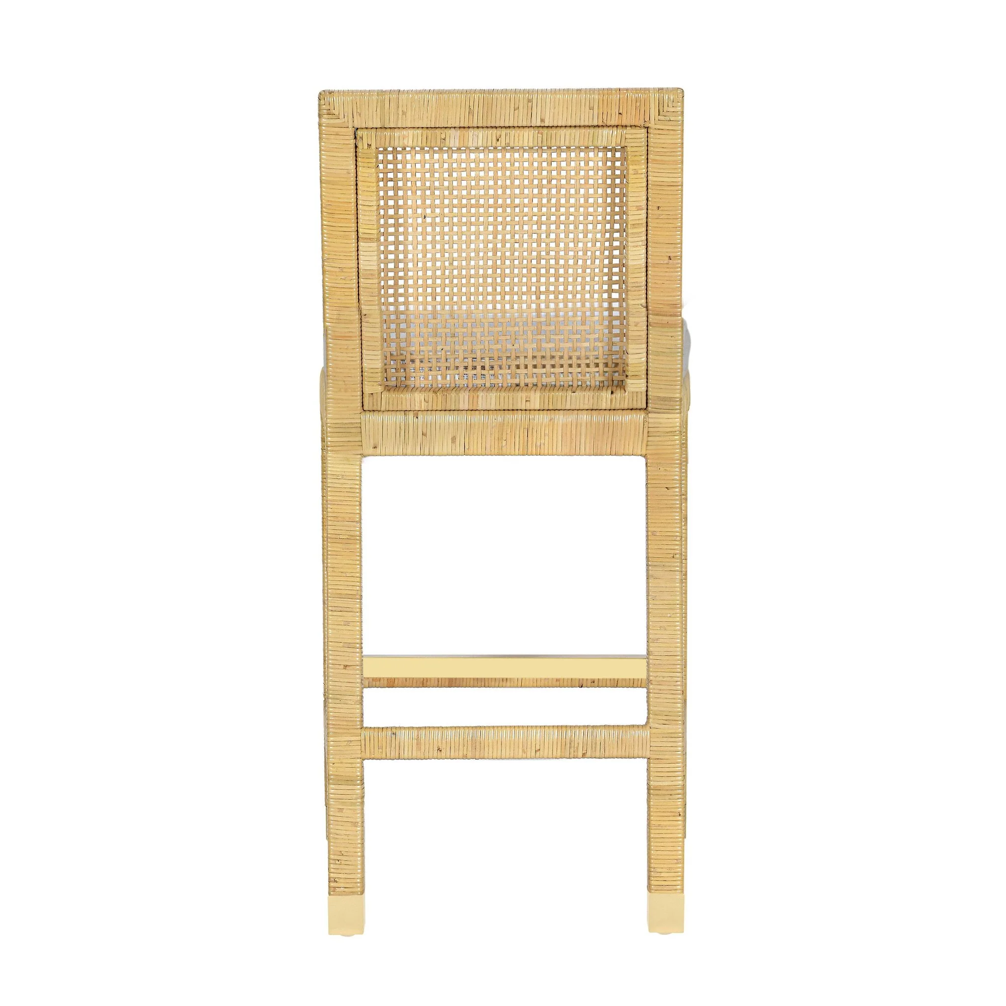 Amara Cream Linen Counter Stool - Image 5