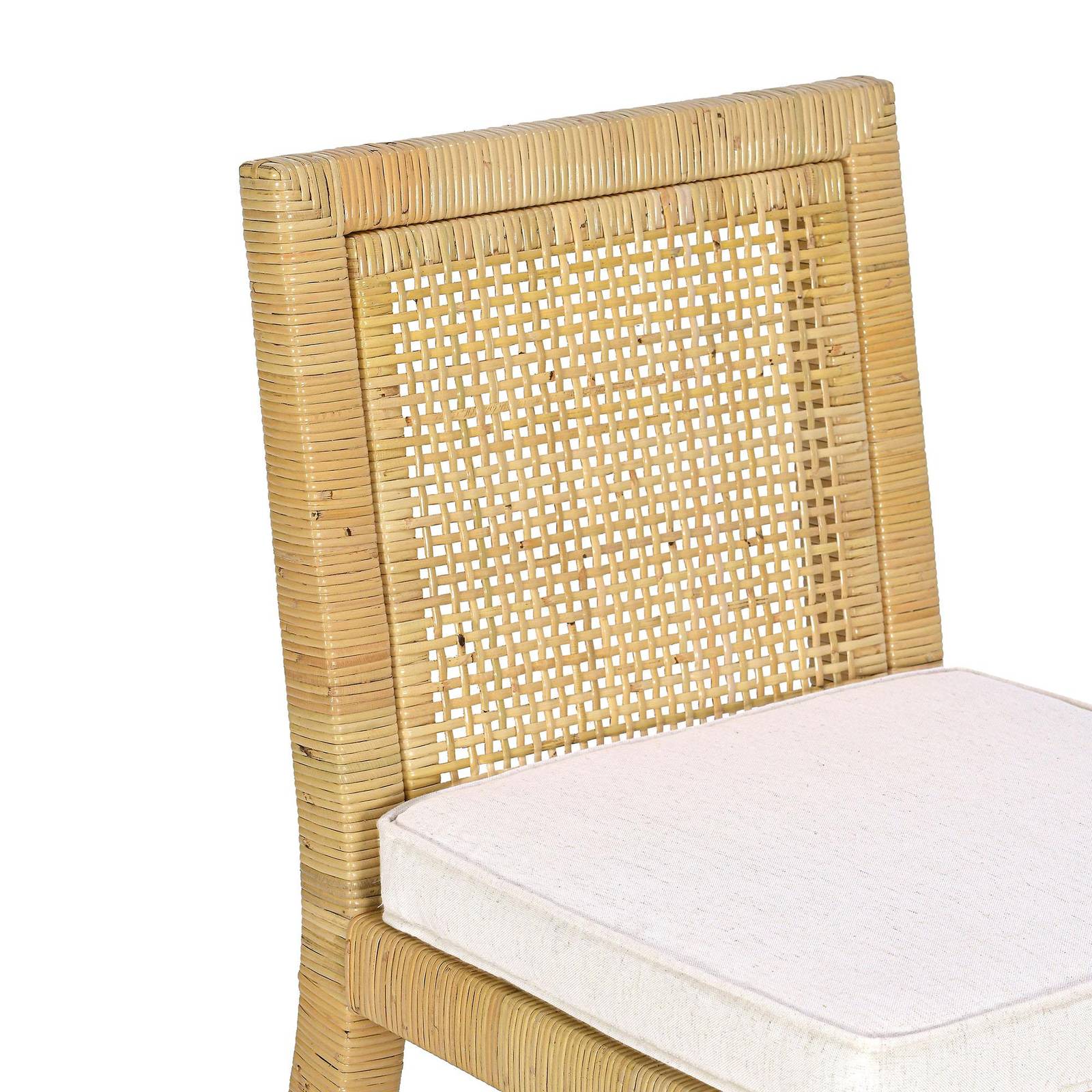 Amara Cream Linen Counter Stool - Image 6