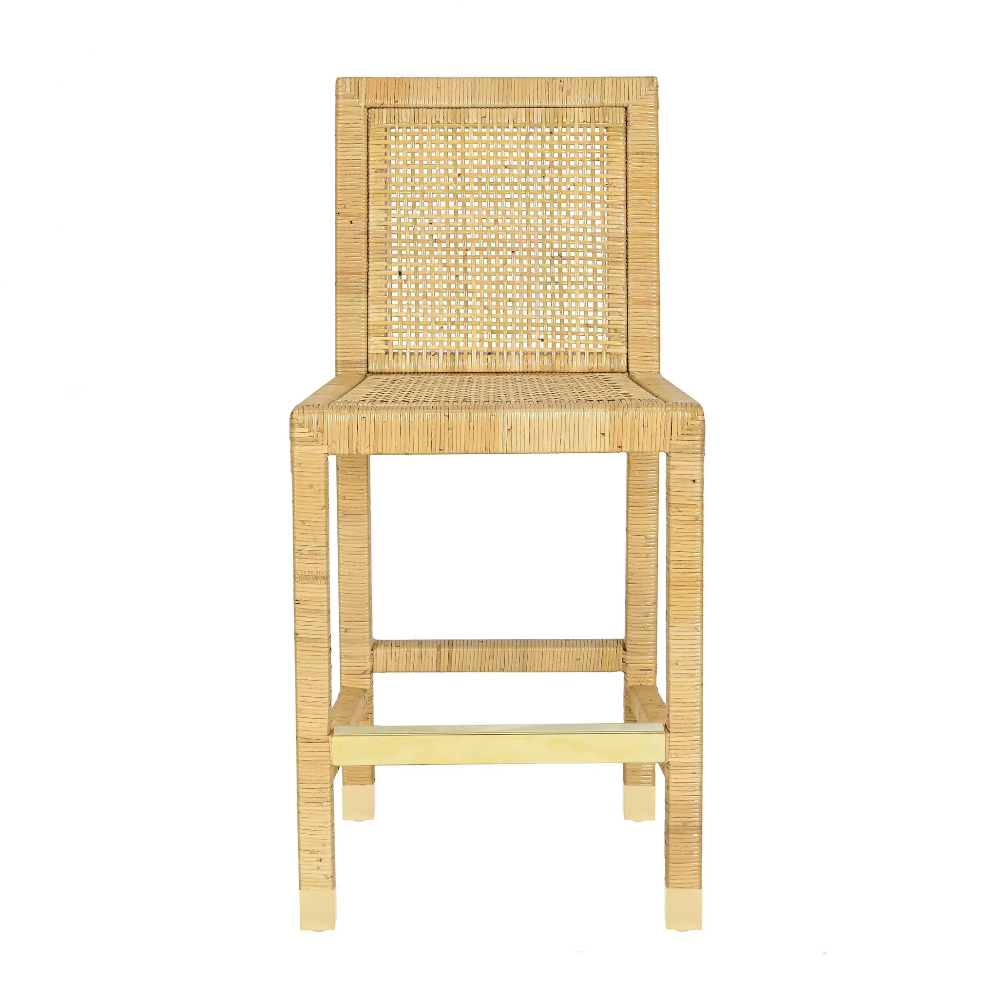 Amara Cream Linen Counter Stool - Image 8