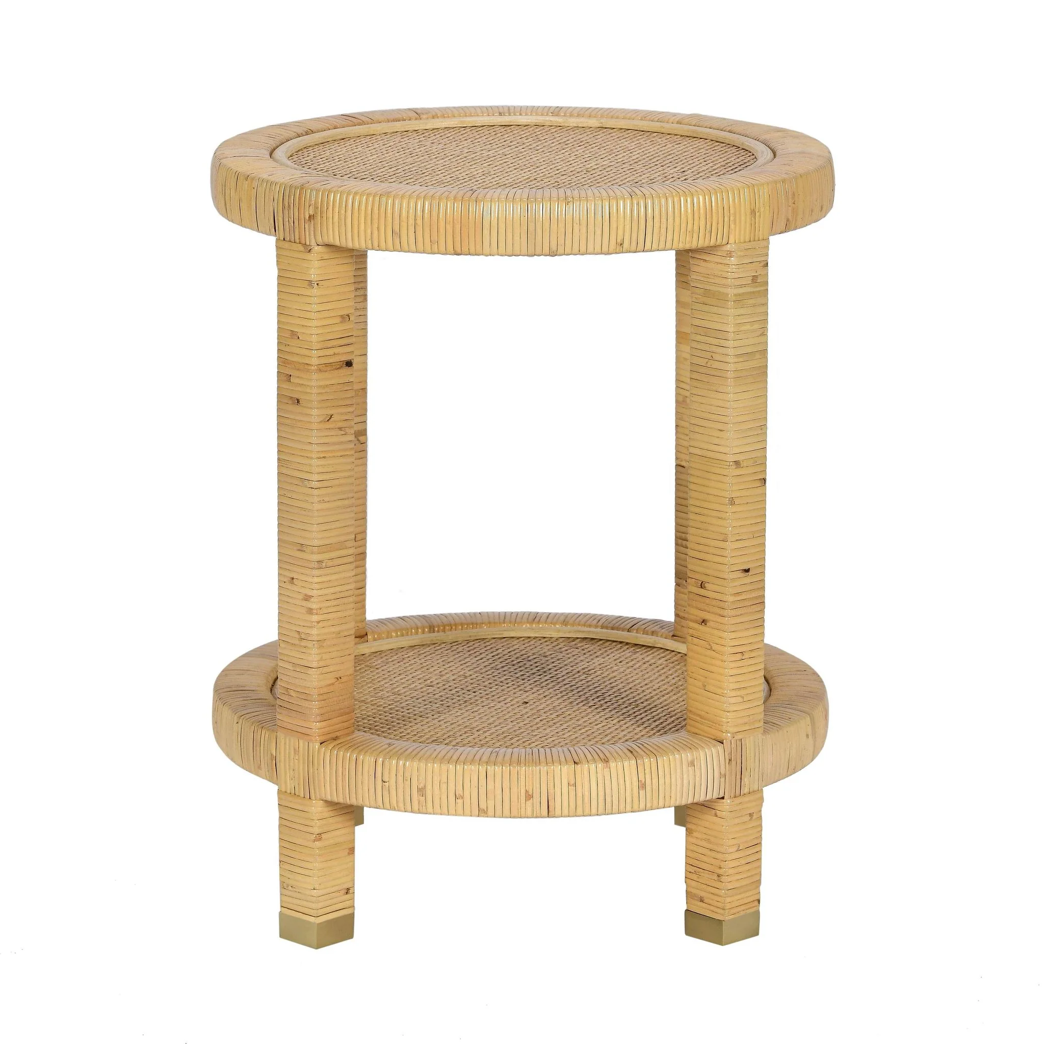 Amara Natural Rattan Side Table - Image 3
