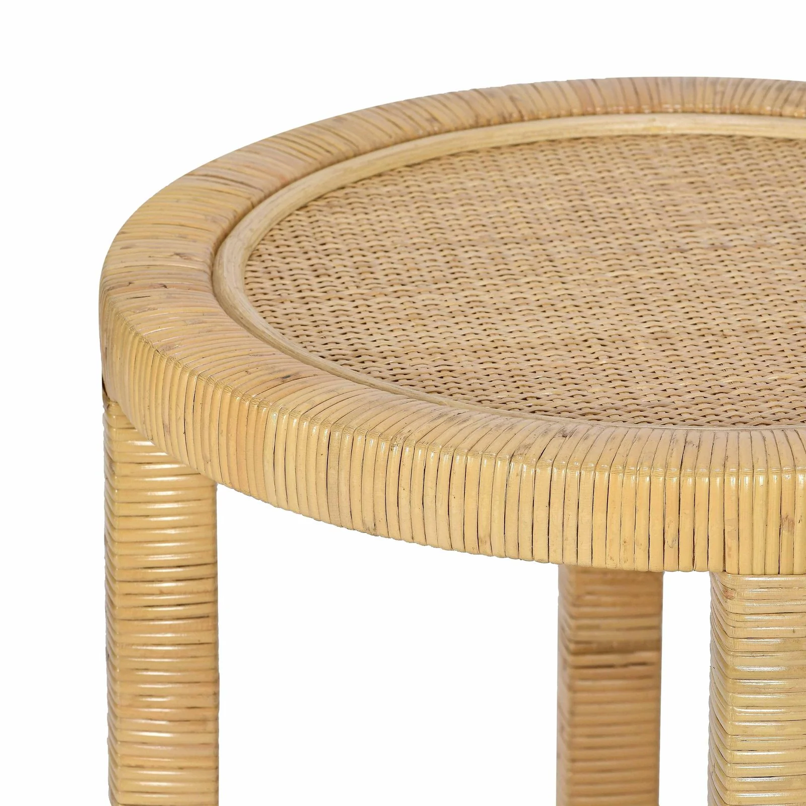 Amara Natural Rattan Side Table - Image 5