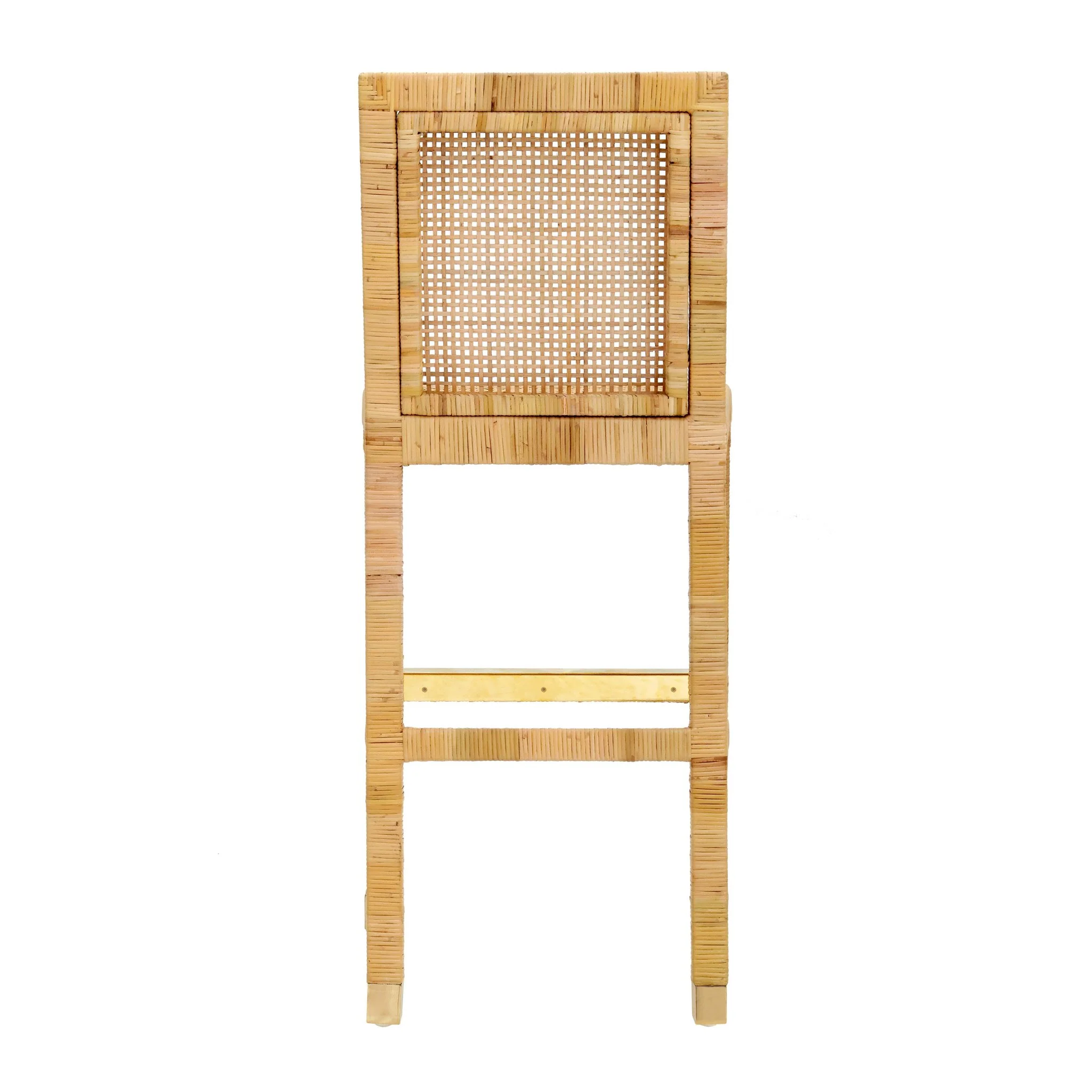 Amara Rattan Performance Fabric Counter Stool - Image 7