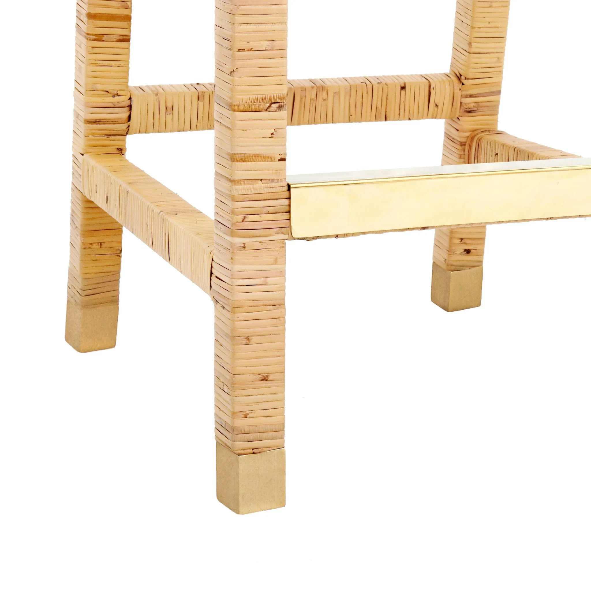 Amara Rattan Performance Fabric Counter Stool - Image 8