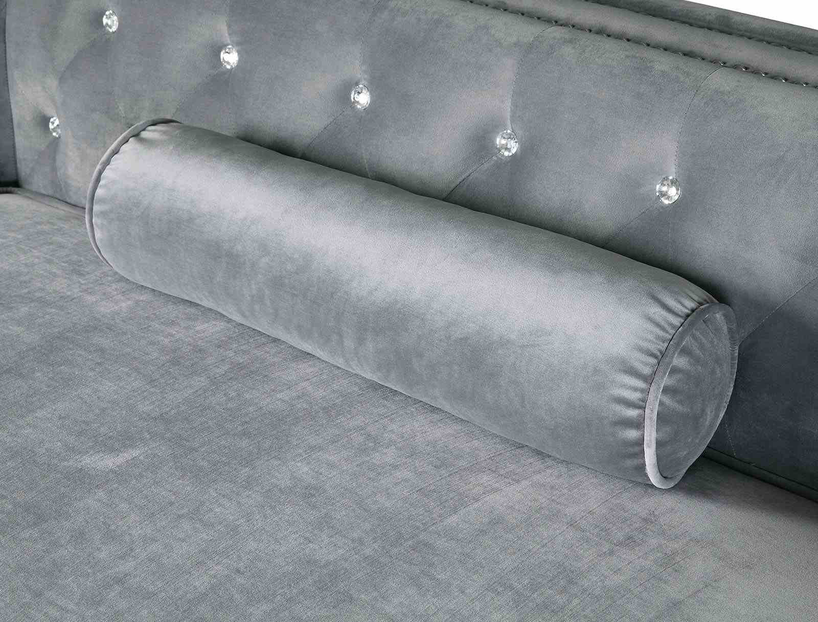 Amie Sectional, Gray - Image 5