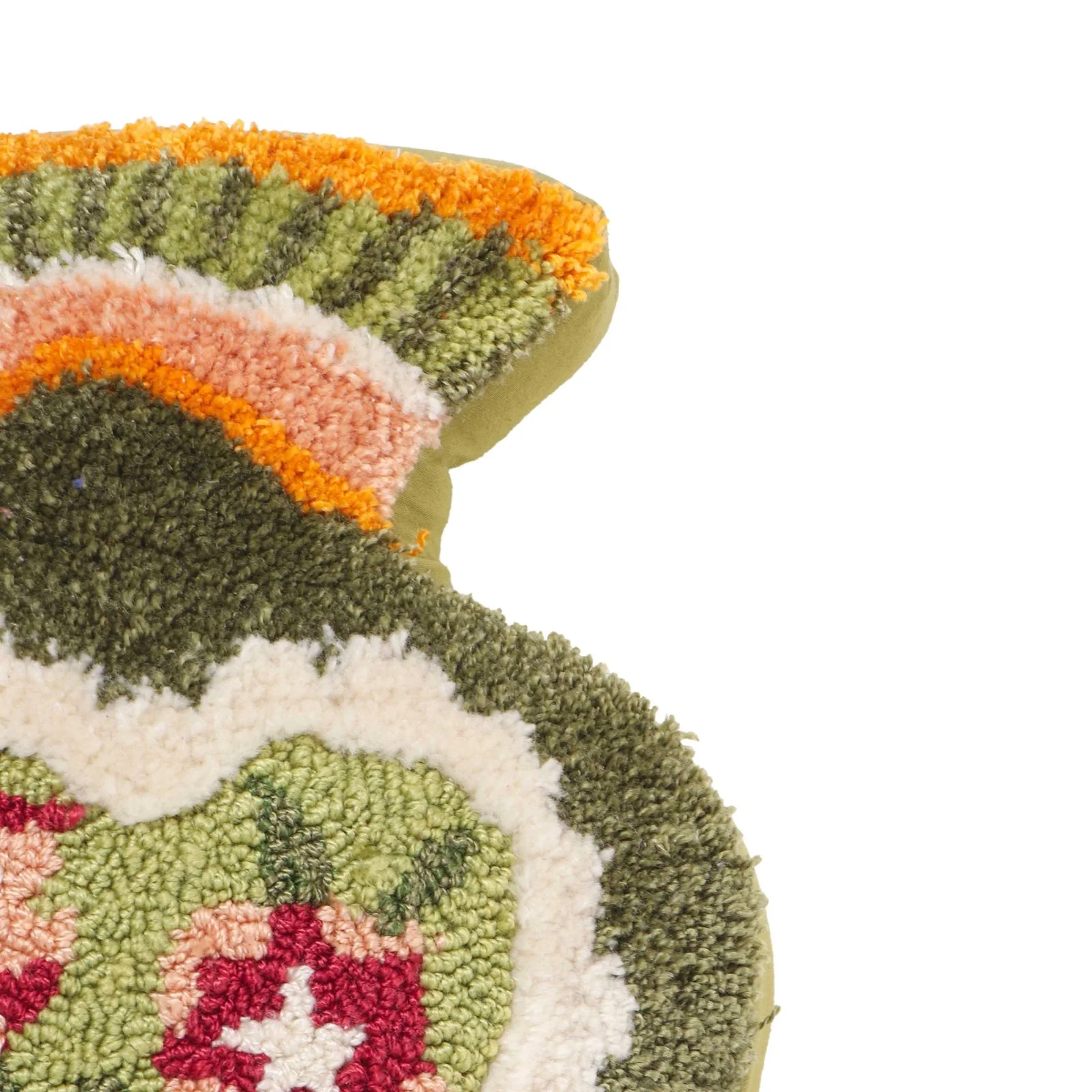 Amphorae Green Tufted Accent Pillow - Image 4