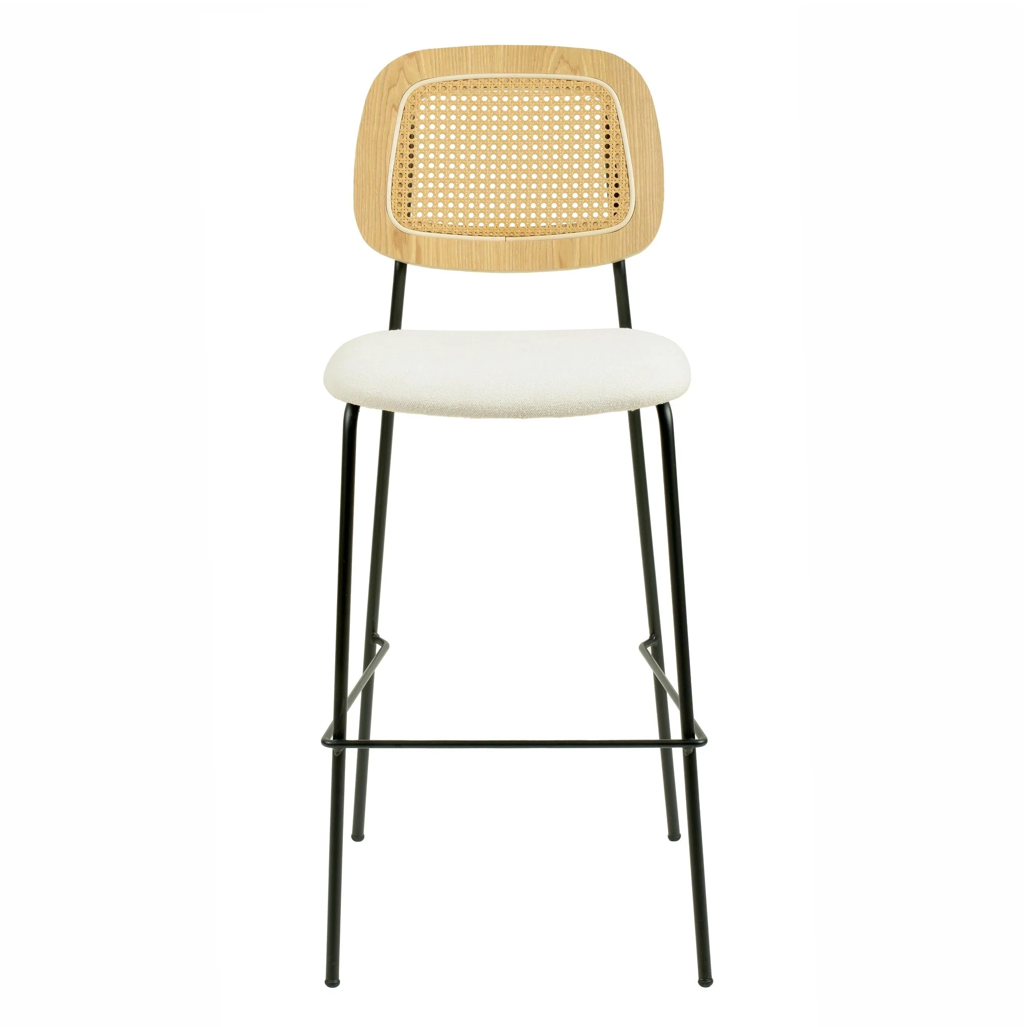 Anais Natural Rattan Counter Stool - Set of 2 - Image 4