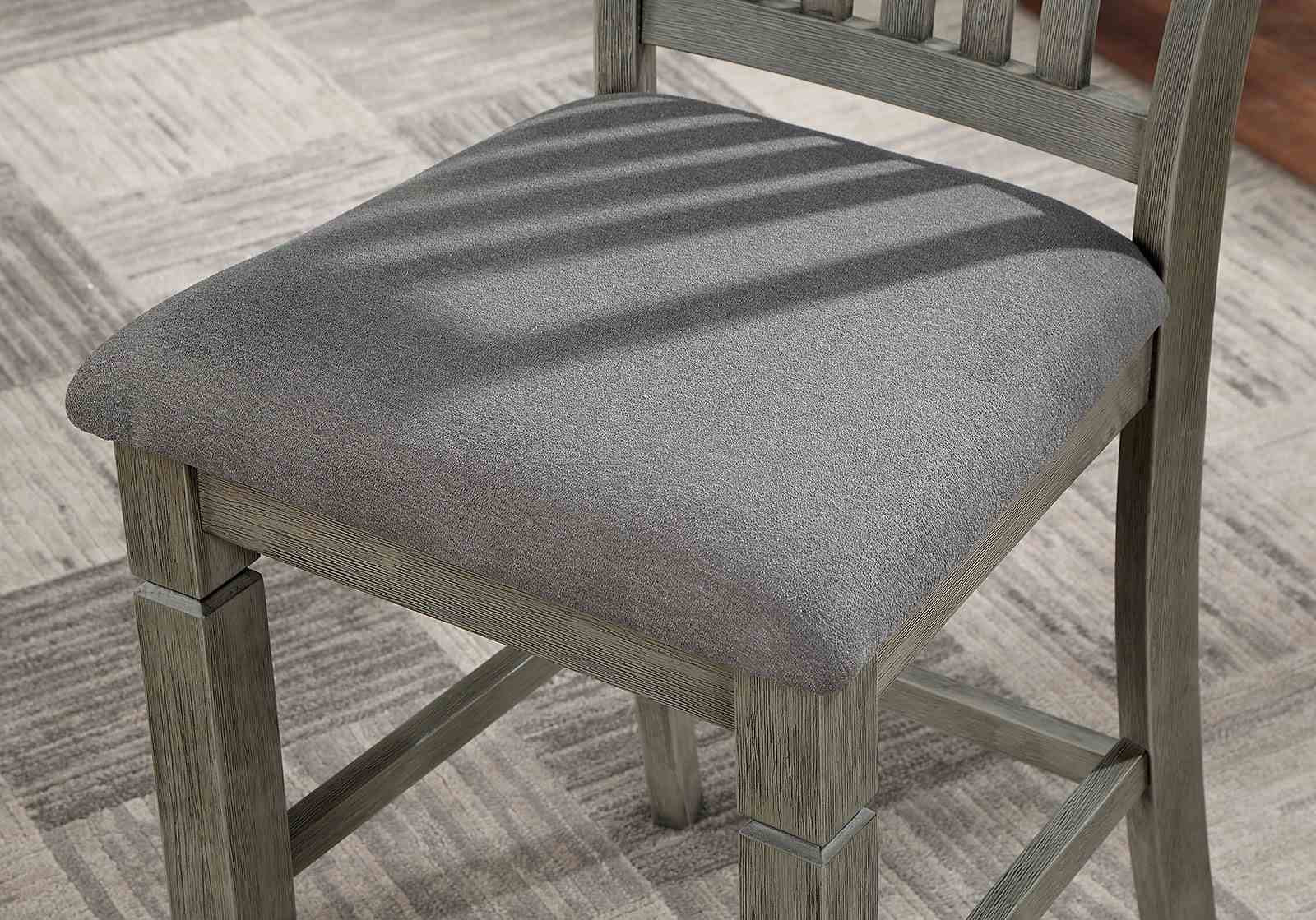 Anaya Counter Ht. Chair (2/CTN), Gray/Lt. Gray - Image 4