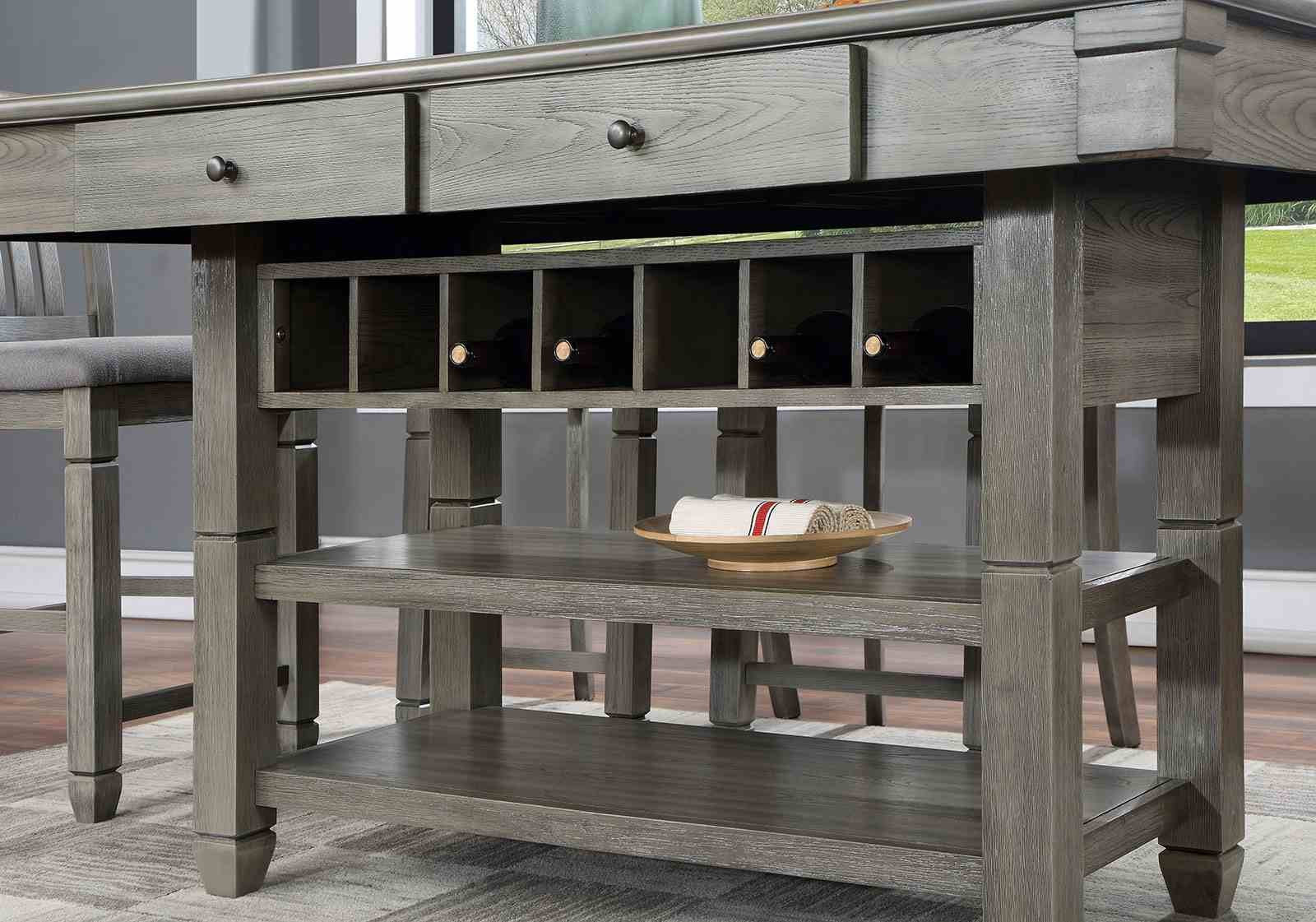 Anaya Counter Ht. Table, Gray - Image 3