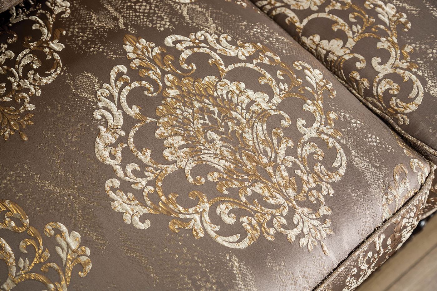 Andalusia Sofa, Light Brown/Dark Cherry - Image 3