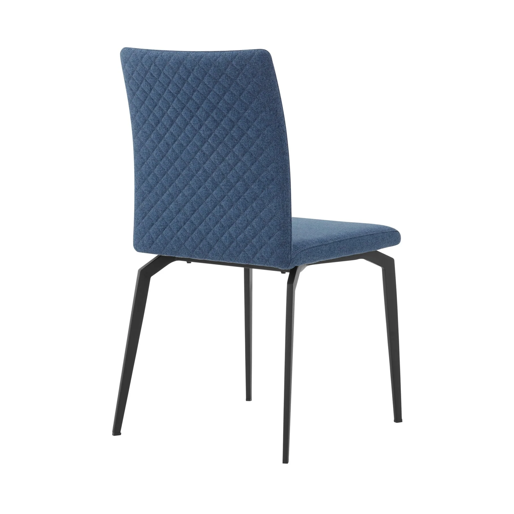 Andes and Lyon Blue Fabric 5 Piece Rectangular Dining Set - Image 3