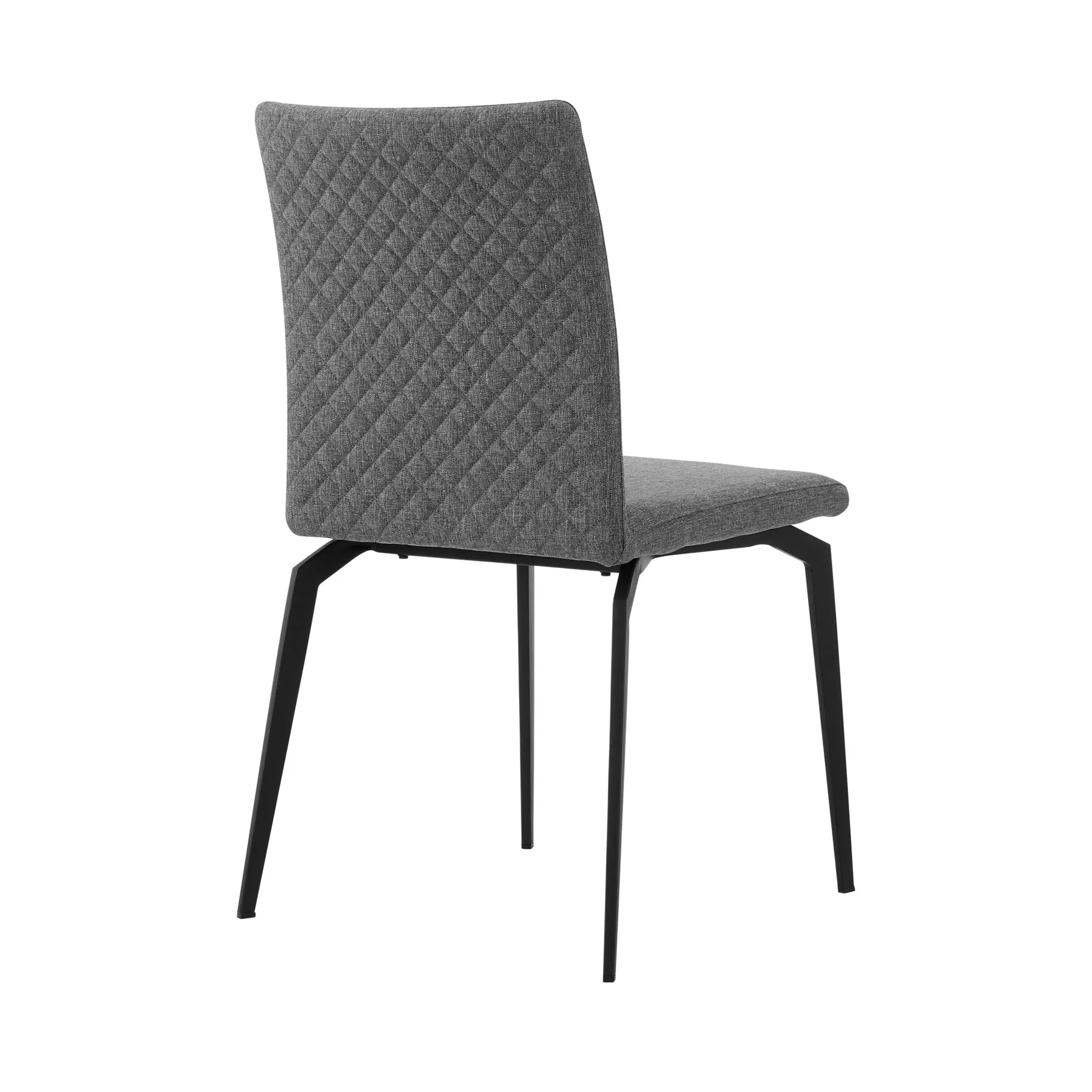 Andes and Lyon Gray Fabric 7 Piece Rectangular Dining Set - Image 3