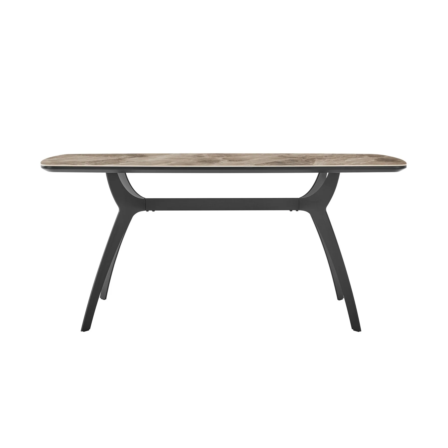 Andes and Sunny Gray Fabric 5 Piece Rectangular Dining Set - Image 5