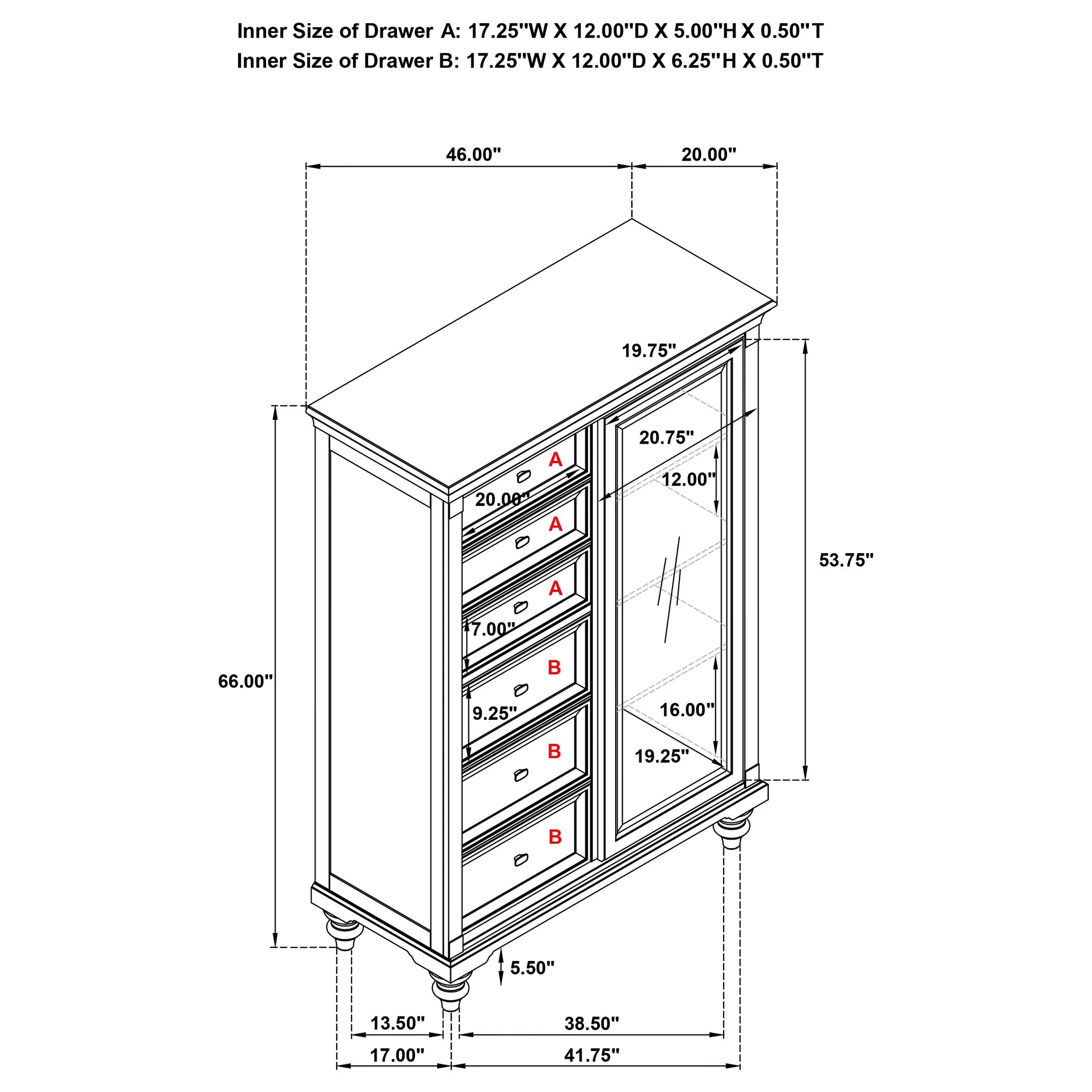 Andover Door Chest - Image 11