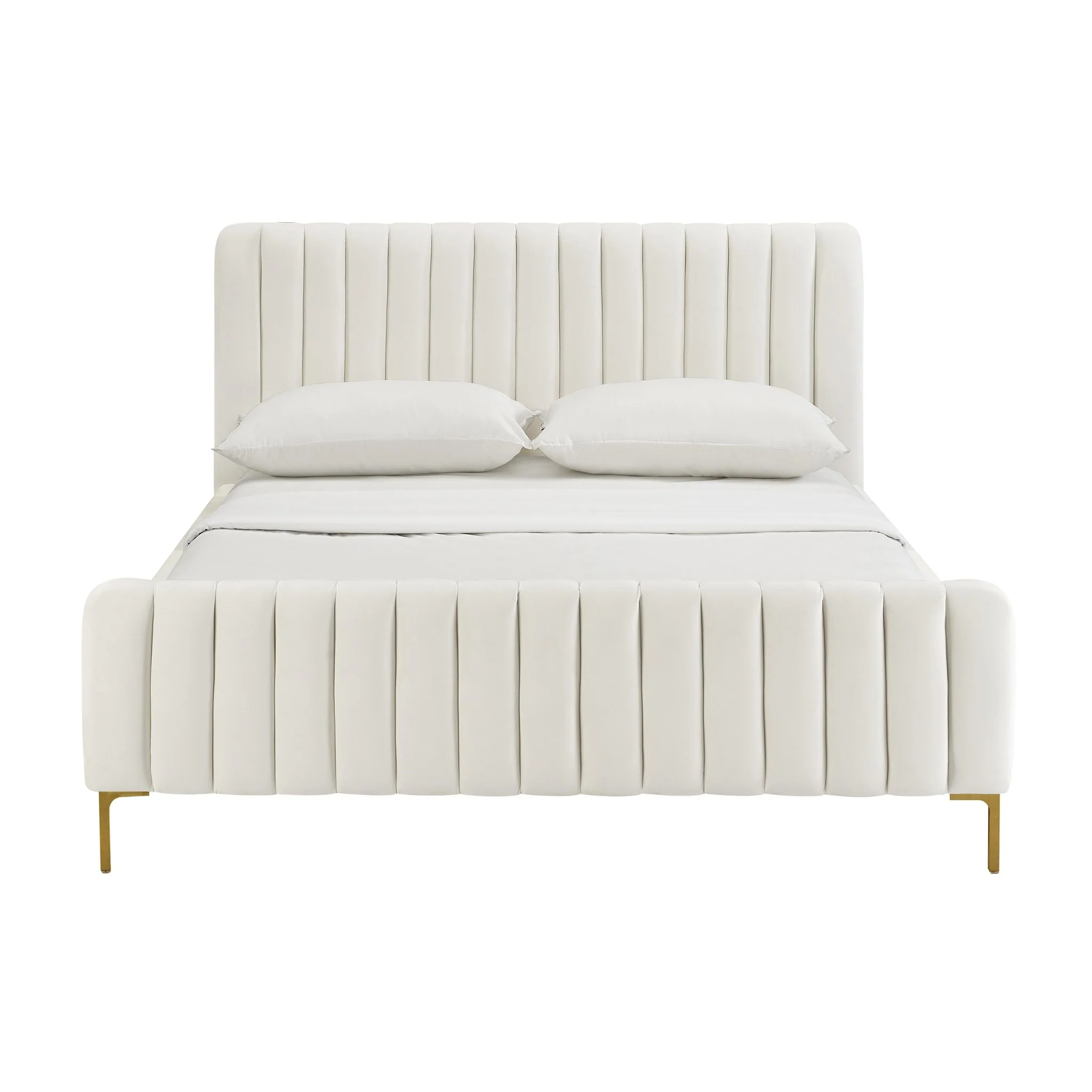 Angela Cream Bed in Queen - Image 3