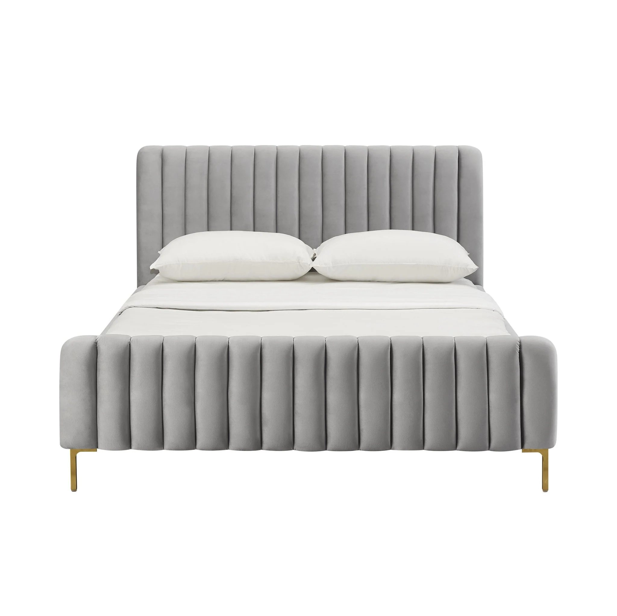 Angela Grey Bed in Queen - Image 3